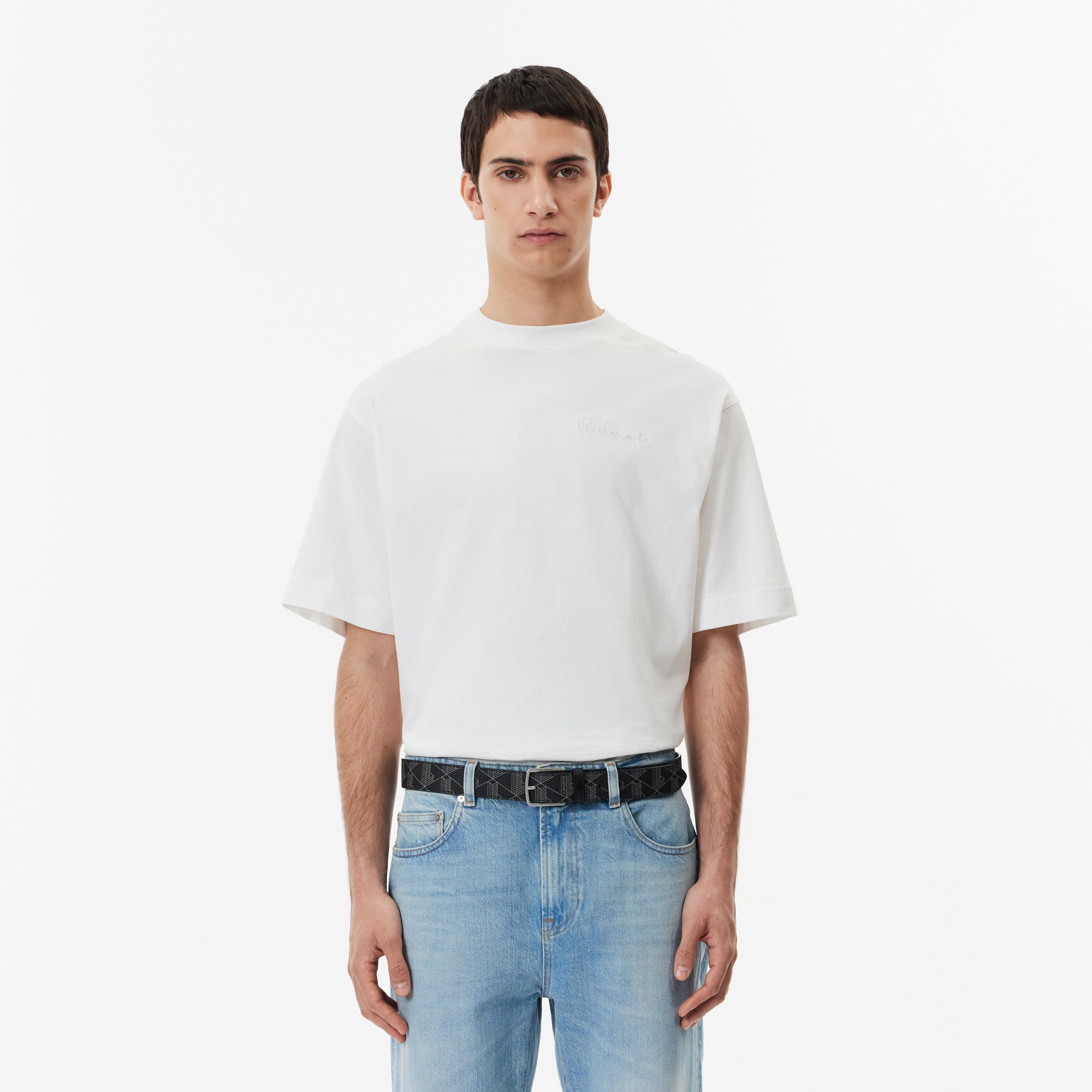 The Blend Erkek Monogram Siyah Kemer