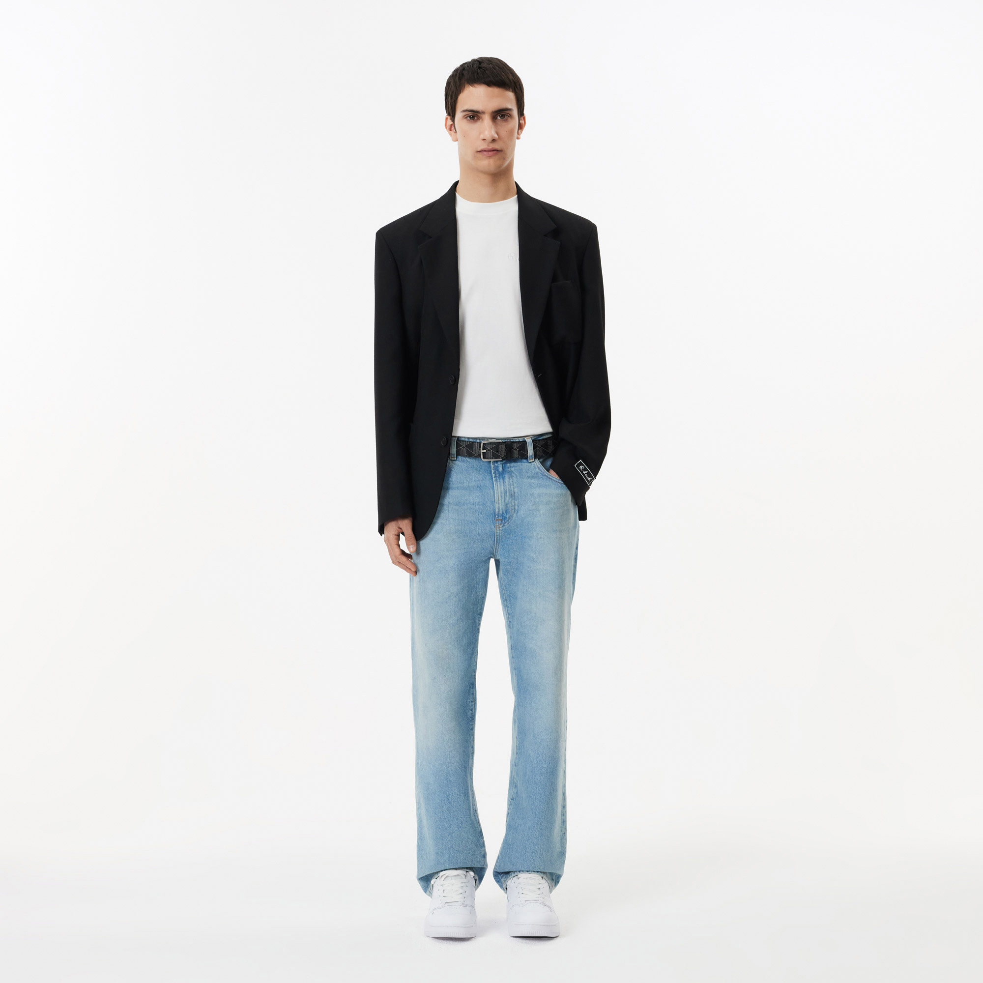 Lacoste The Blend Erkek Monogram Siyah Kemer görsel 2