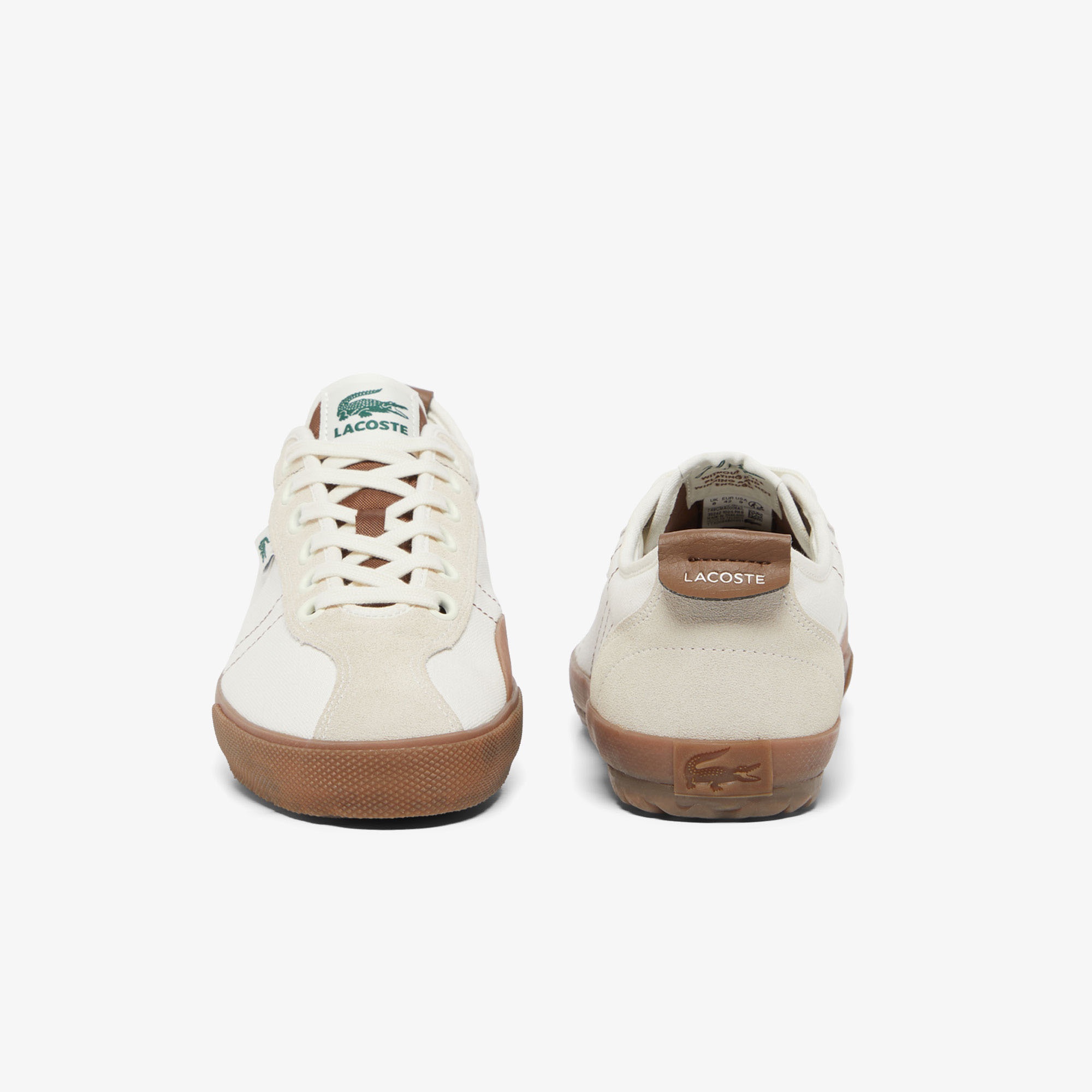 Lacoste Backslam Erkek Krem Sneaker