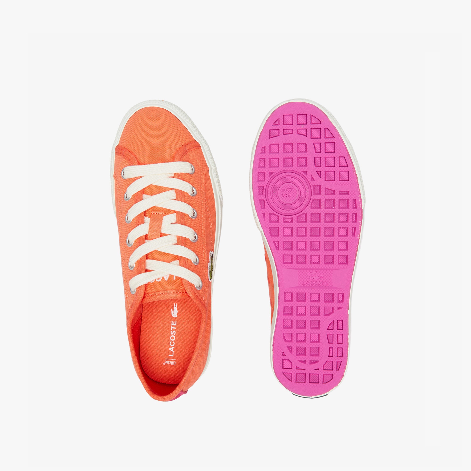 Lacoste Backcourt Kadın Turuncu Sneaker