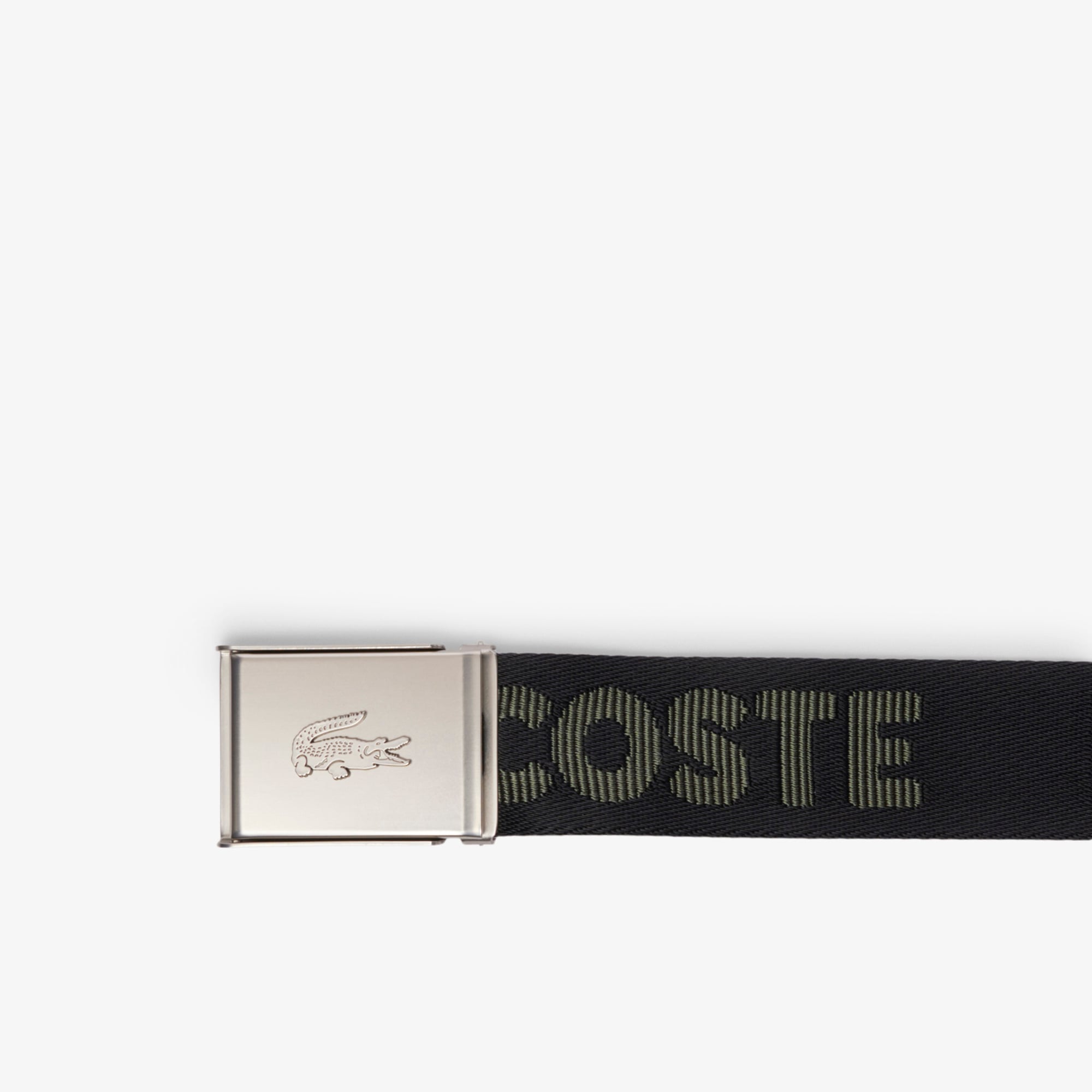 Lacoste Casual Erkek Baskılı Siyah Kemer görsel 3