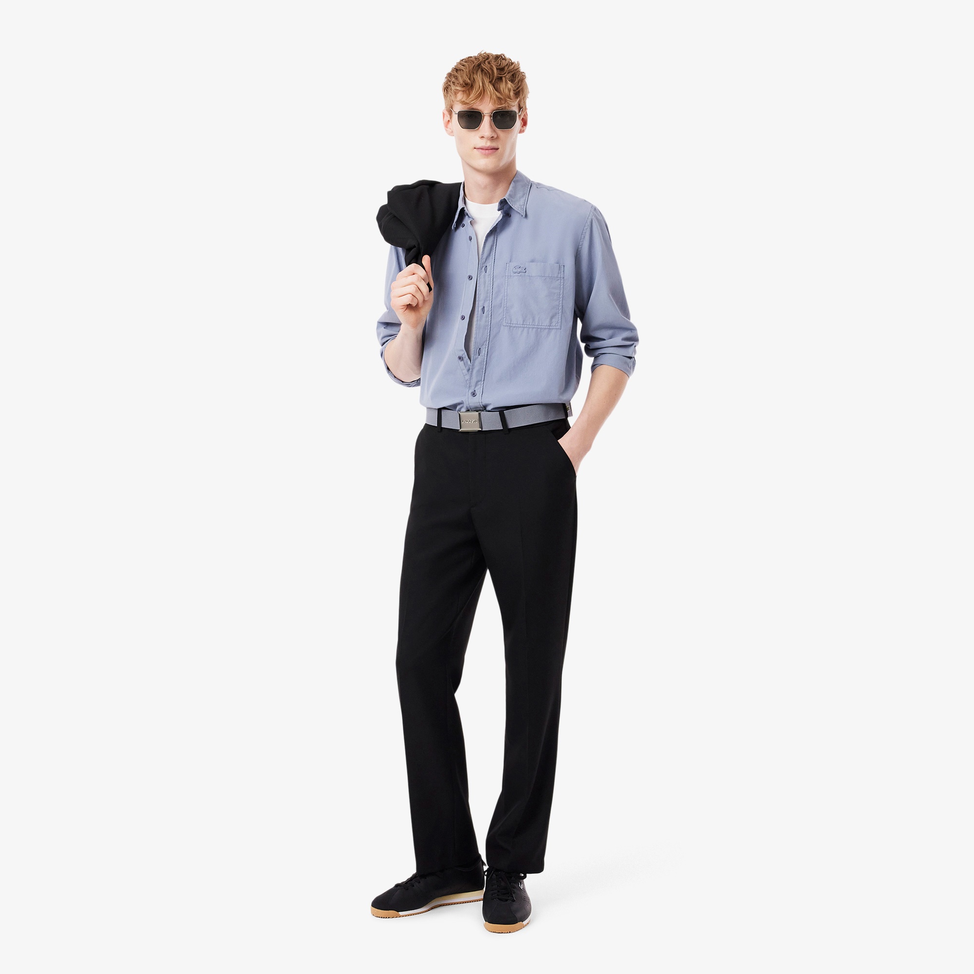 Lacoste L.12.12 Erkek Açık Mavi Kemer