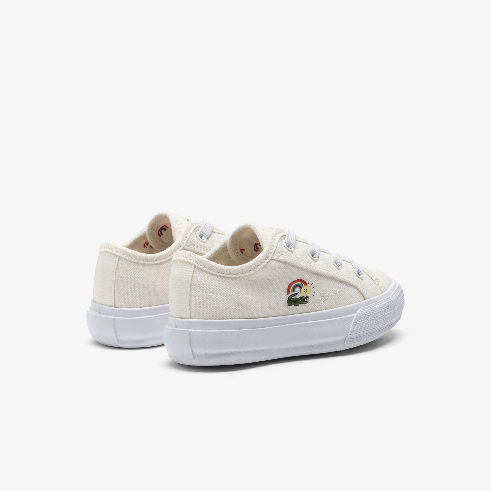 Lacoste Backcourt Çocuk Krem Sneaker