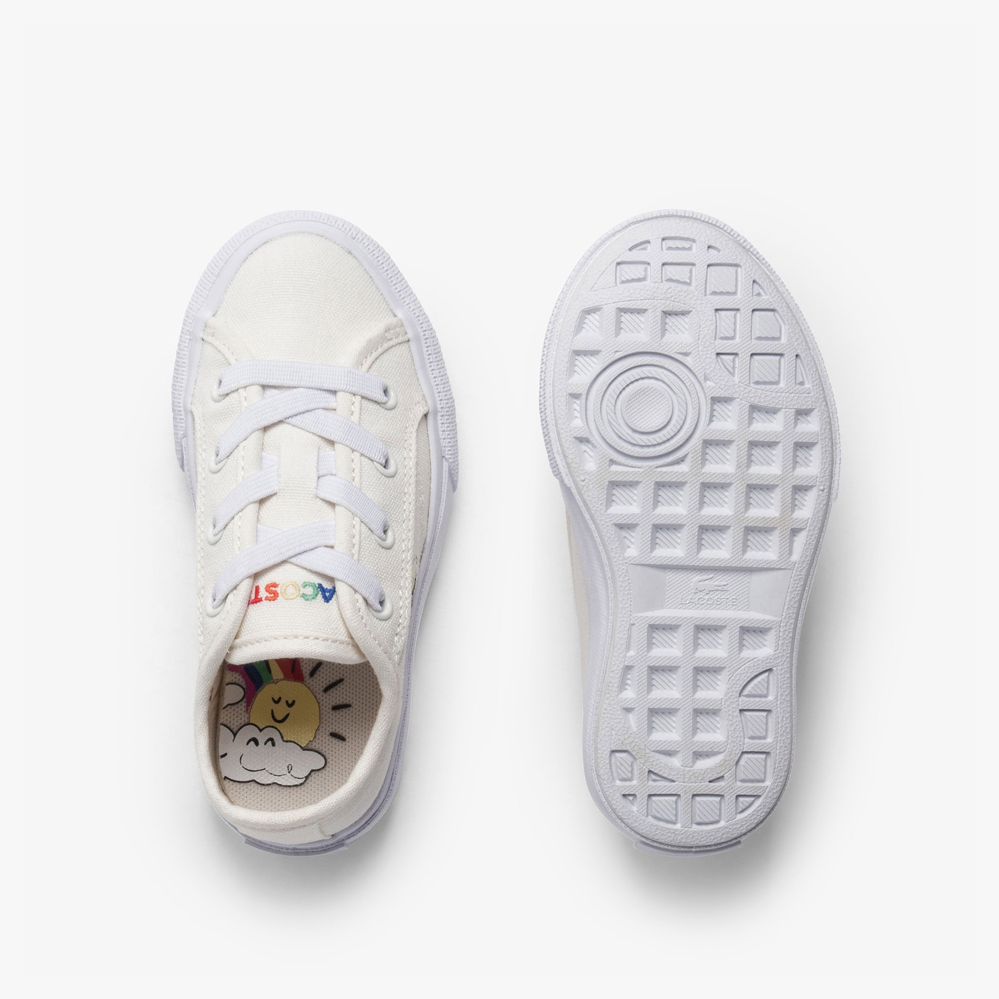 Lacoste Backcourt Çocuk Krem Sneaker