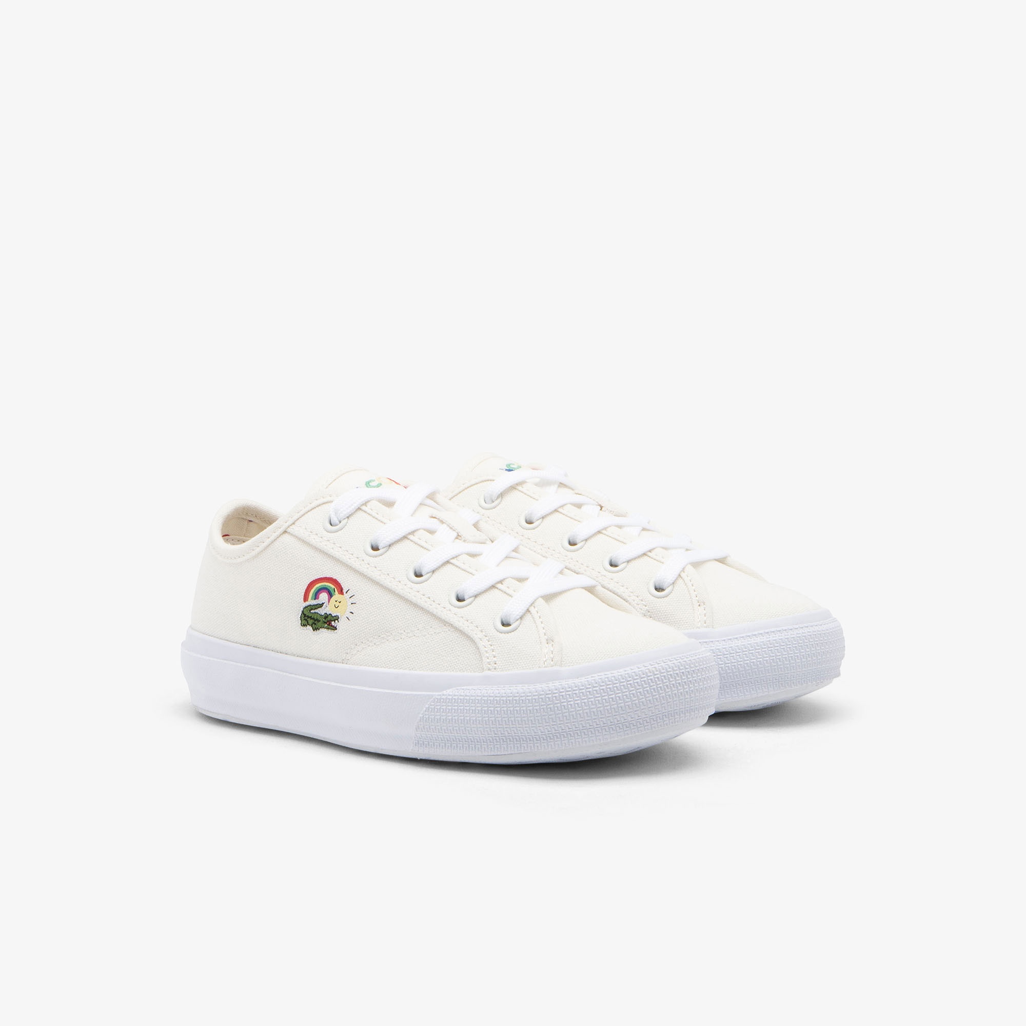 Lacoste Backcourt Çocuk Krem Sneaker