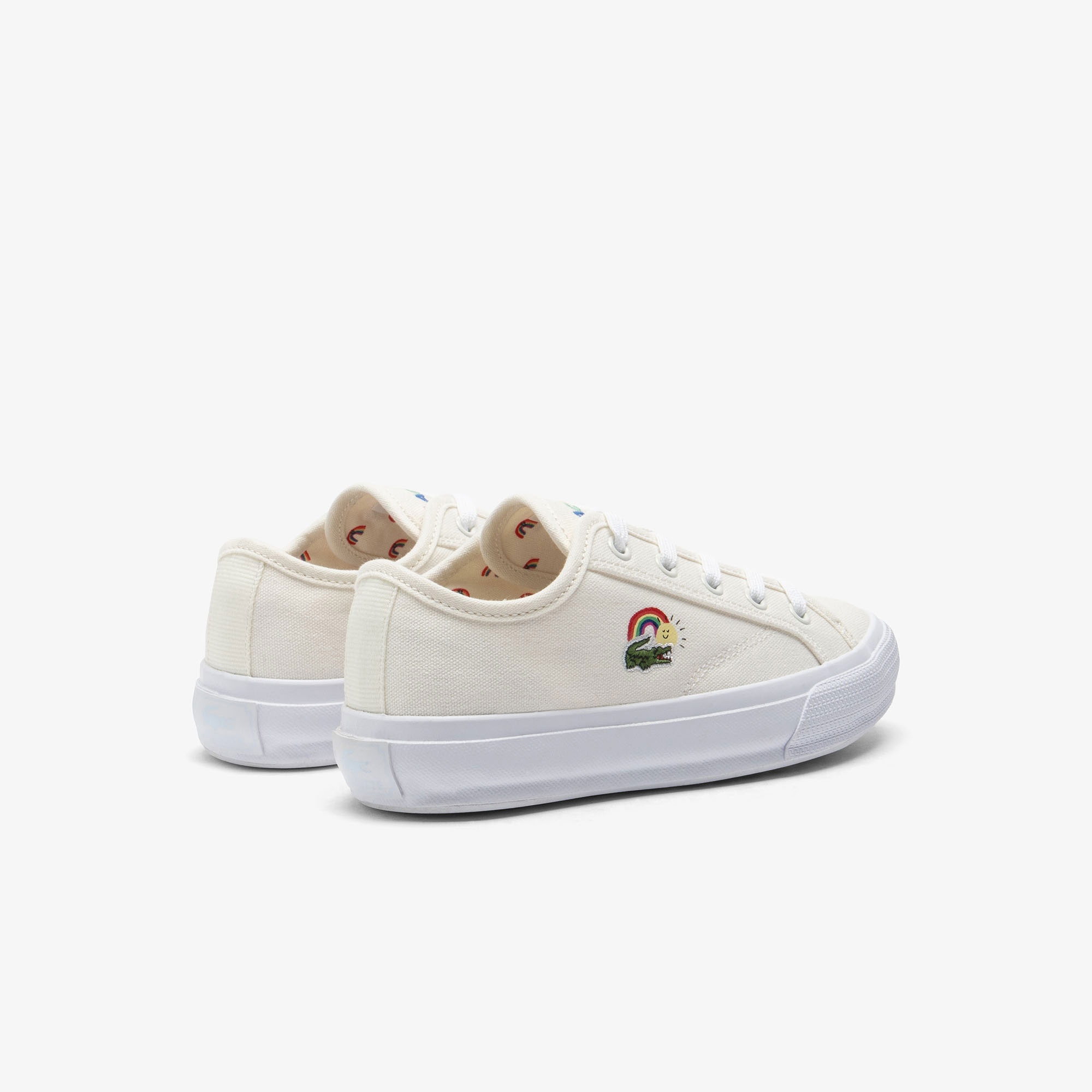 Lacoste Backcourt Çocuk Krem Sneaker