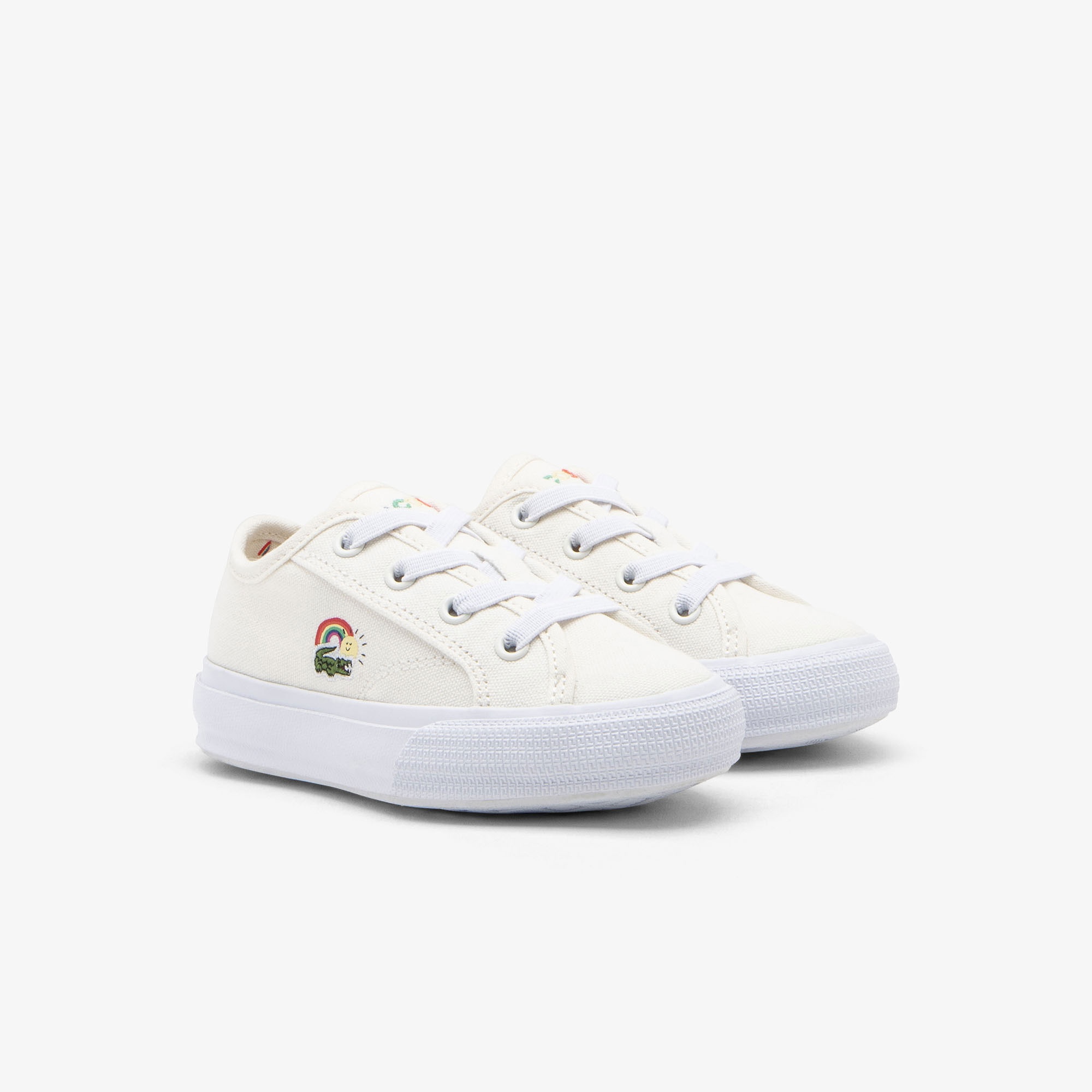 Lacoste Backcourt Çocuk Krem Sneaker