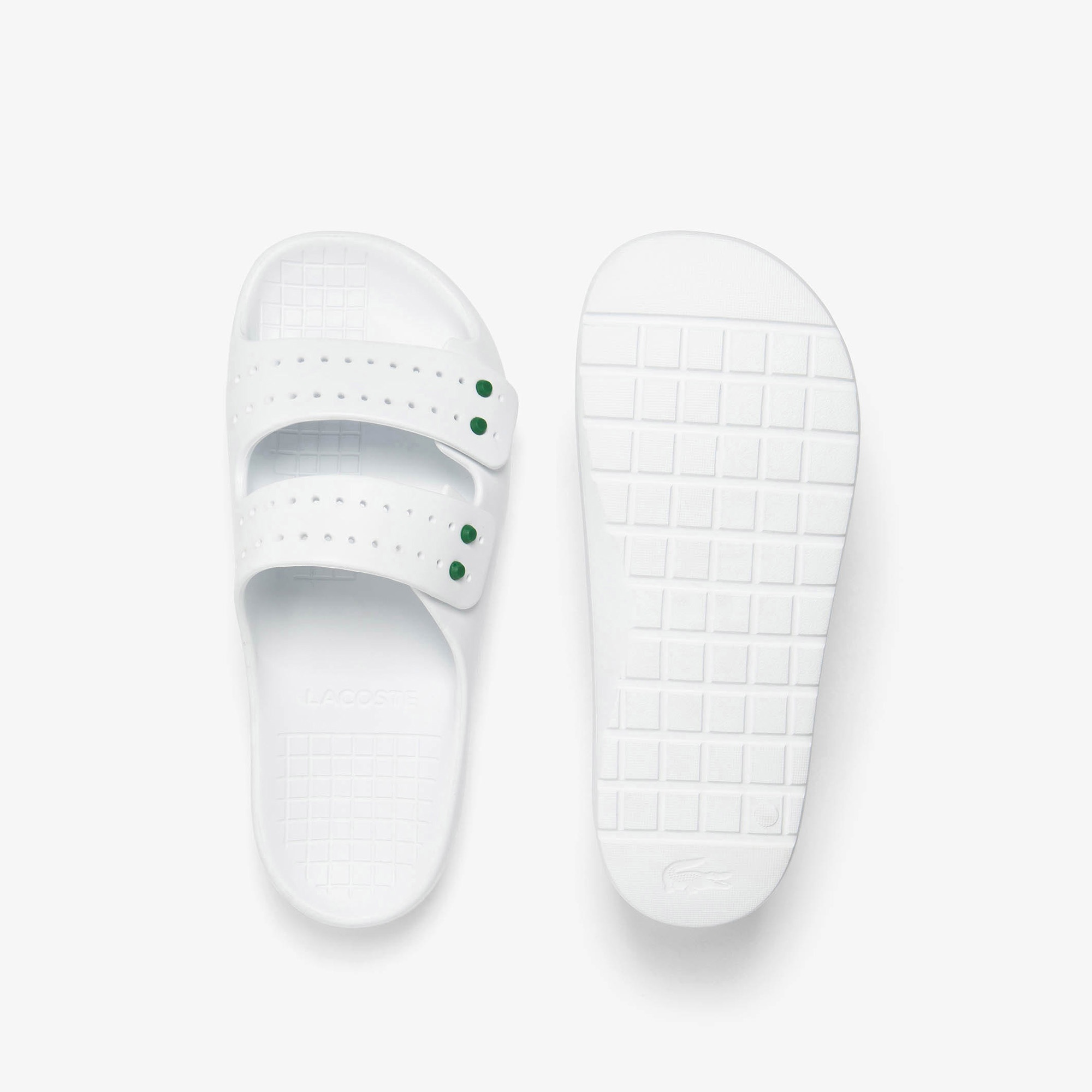 Lacoste Serve Strap Kadın Beyaz Terlik