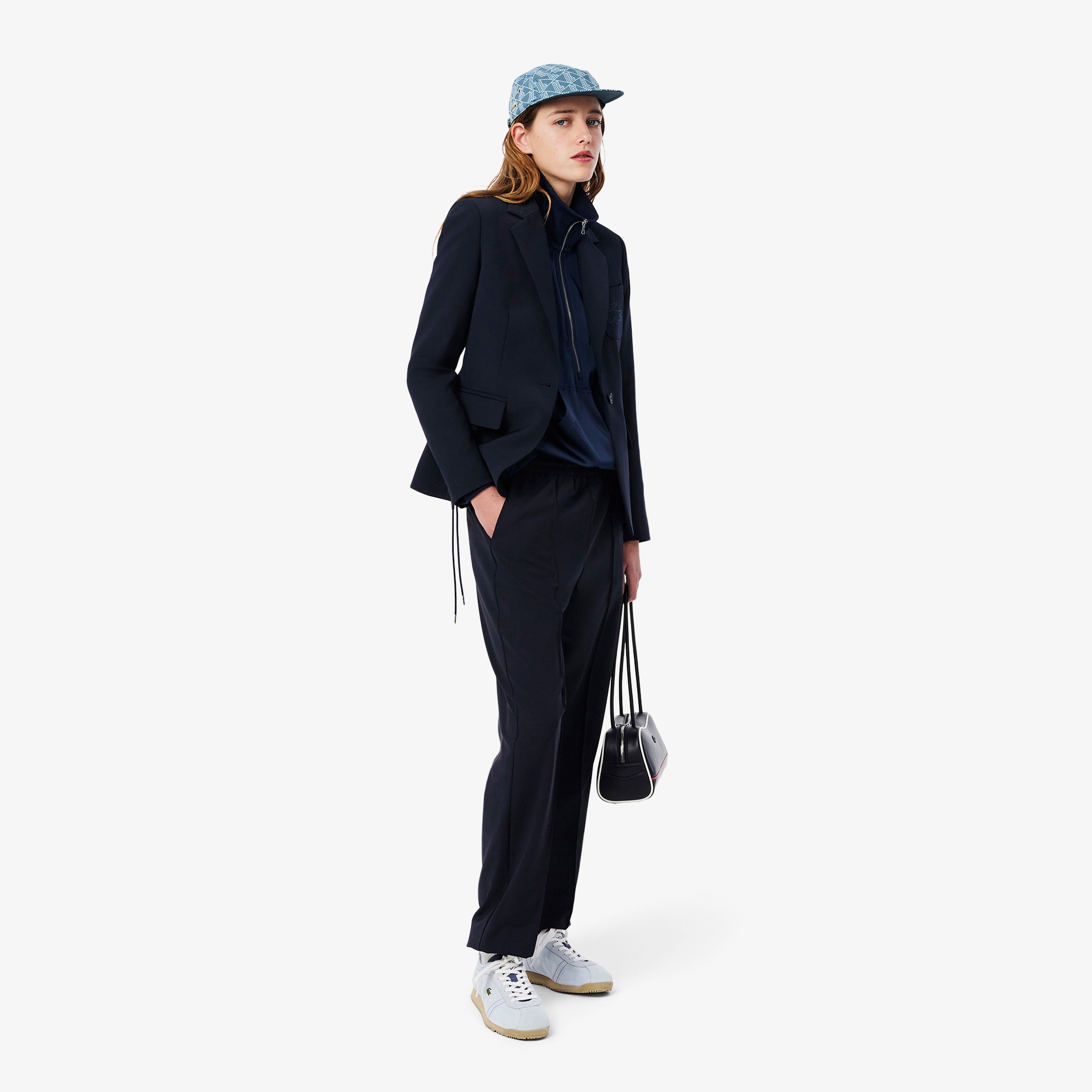 Lacoste Unisex Monogram Mavi Şapka