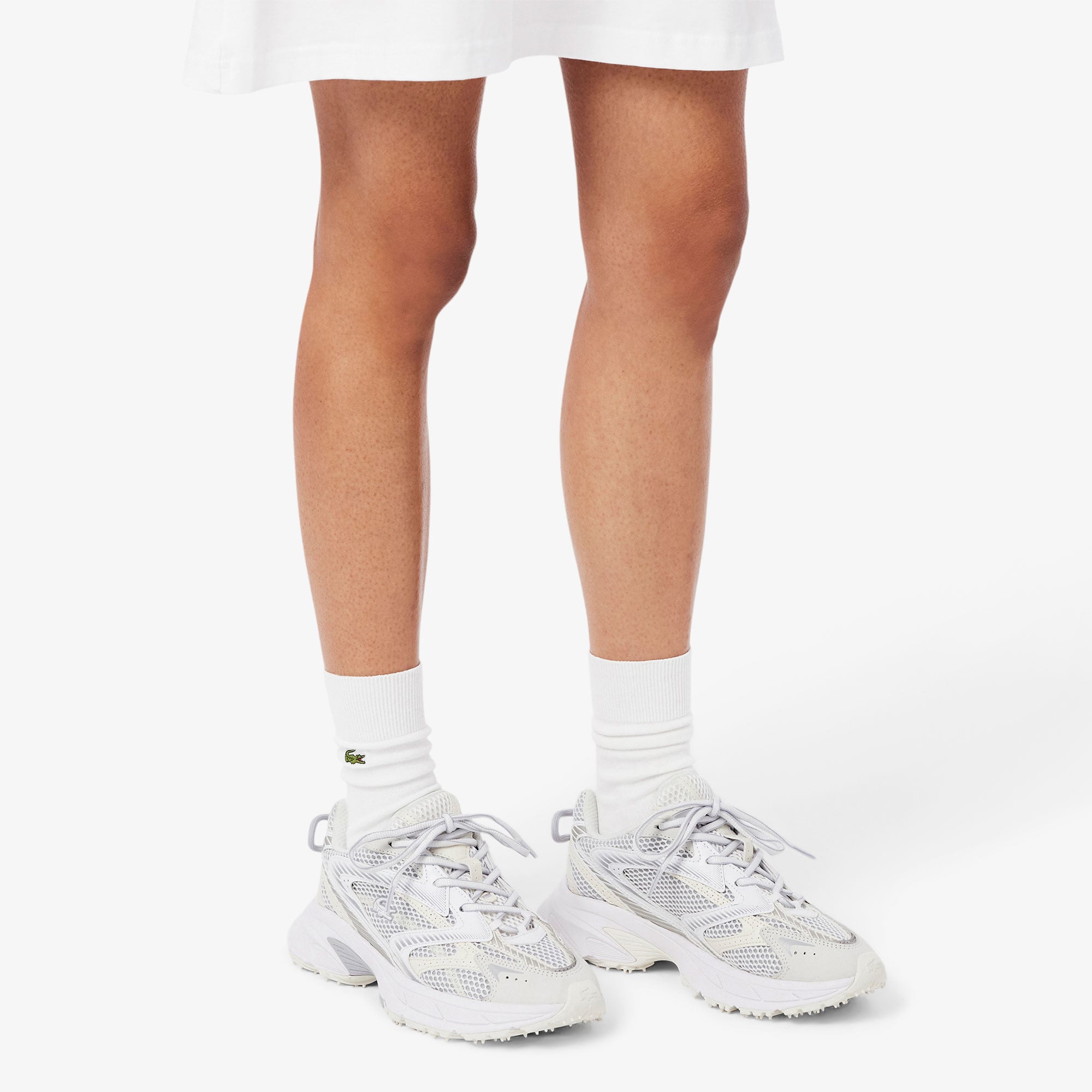 Lacoste L003 Neo Shot Kadın Beyaz Sneaker görsel 4