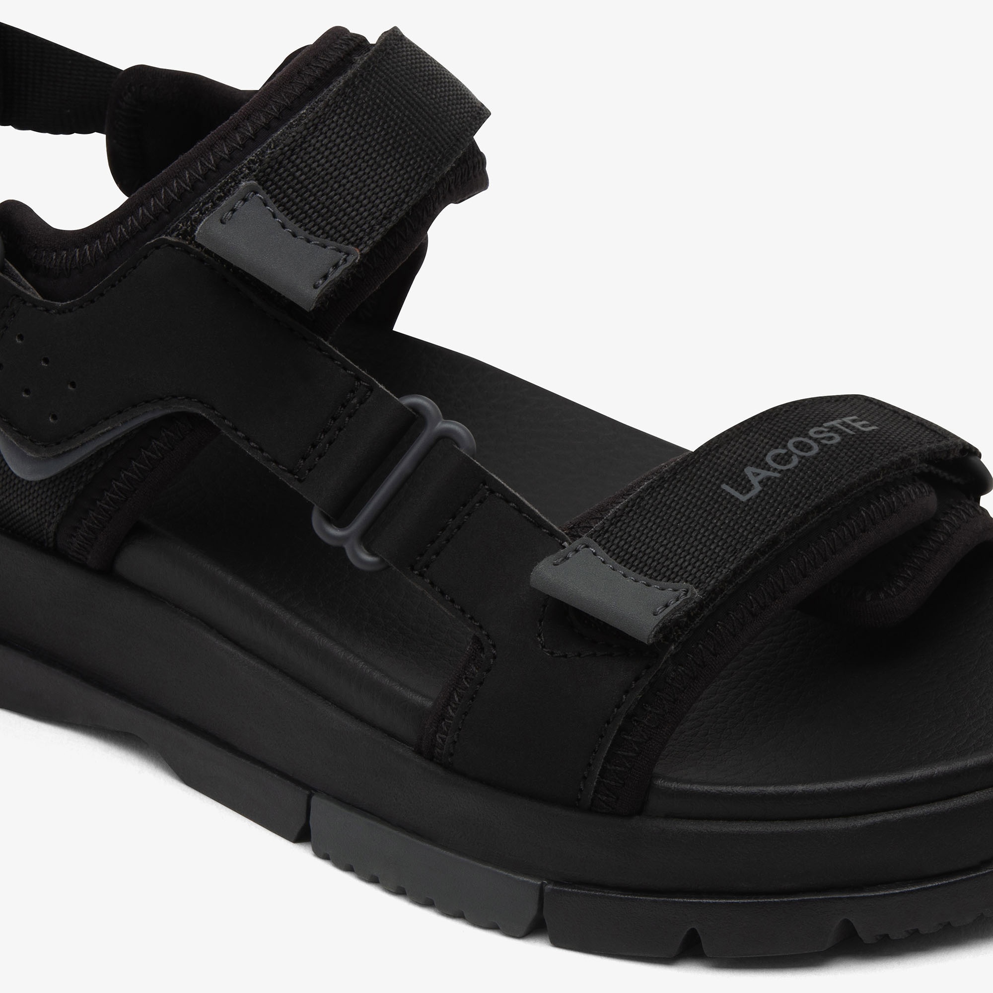 Lacoste Suruga Premium Erkek Siyah Sandalet