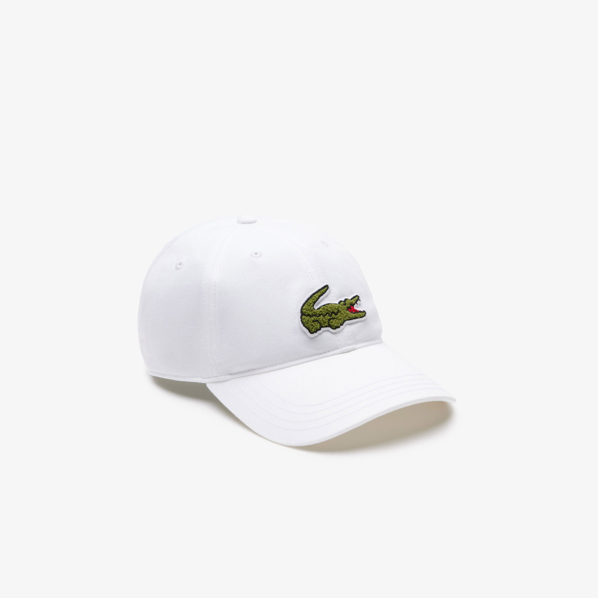 Lacoste Unisex Baskılı Beyaz Şapka