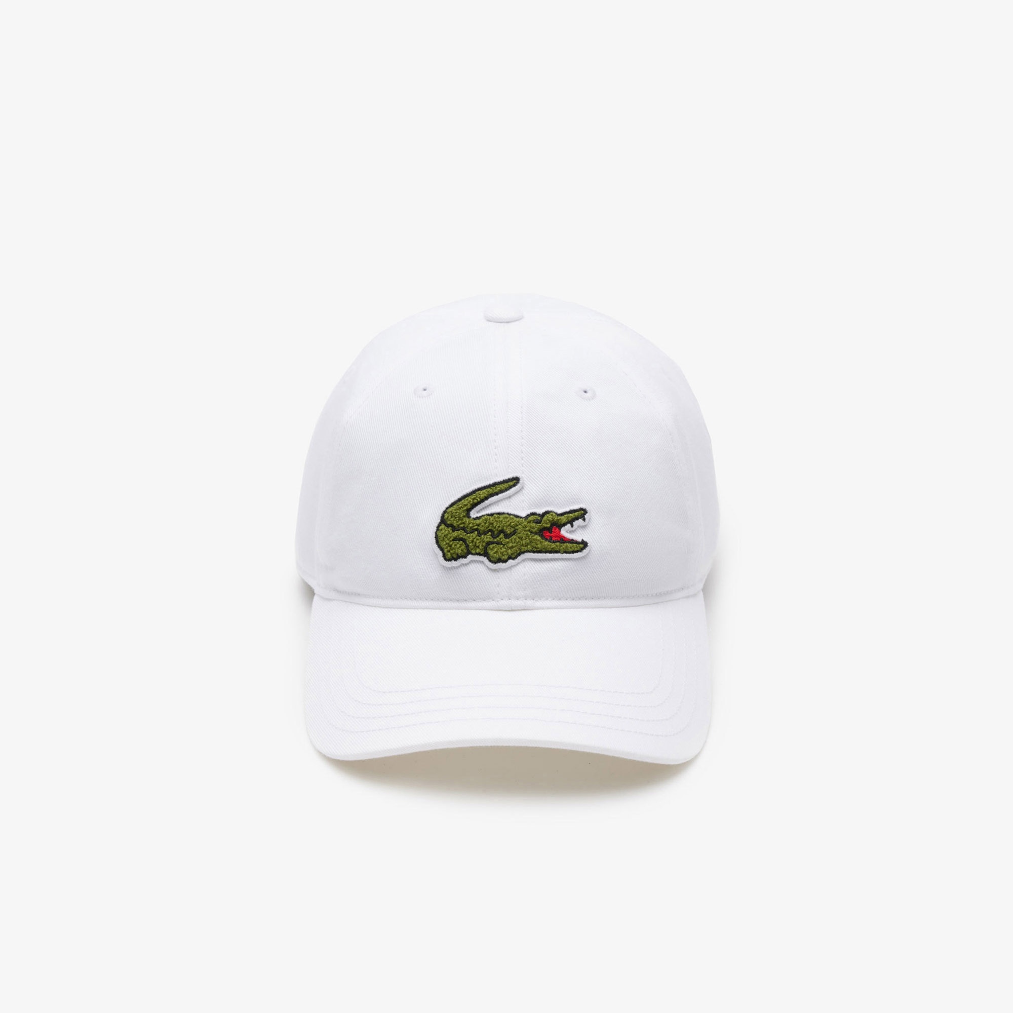 Lacoste Unisex Baskılı Beyaz Şapka