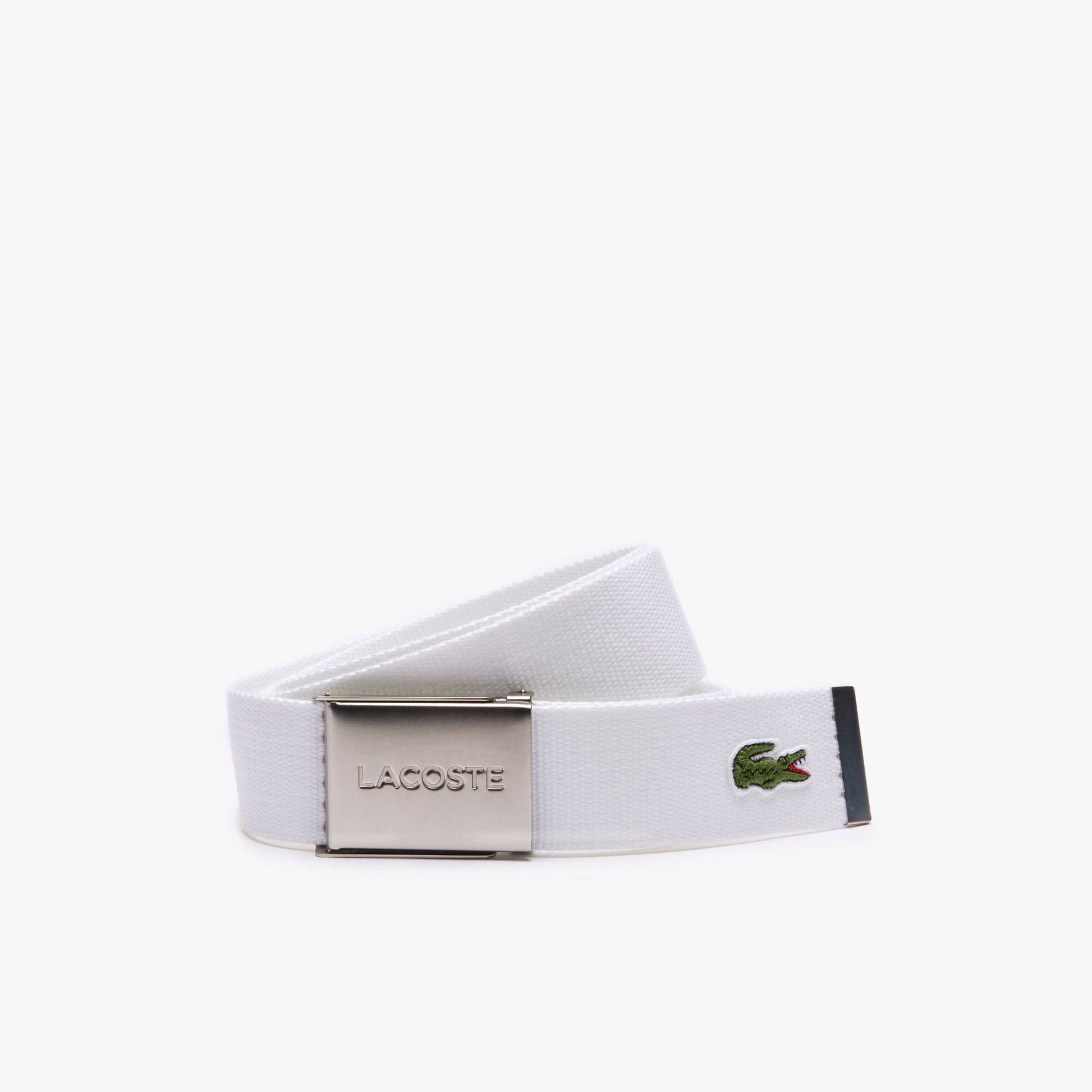 Lacoste L.12.12 Erkek Beyaz Kemer