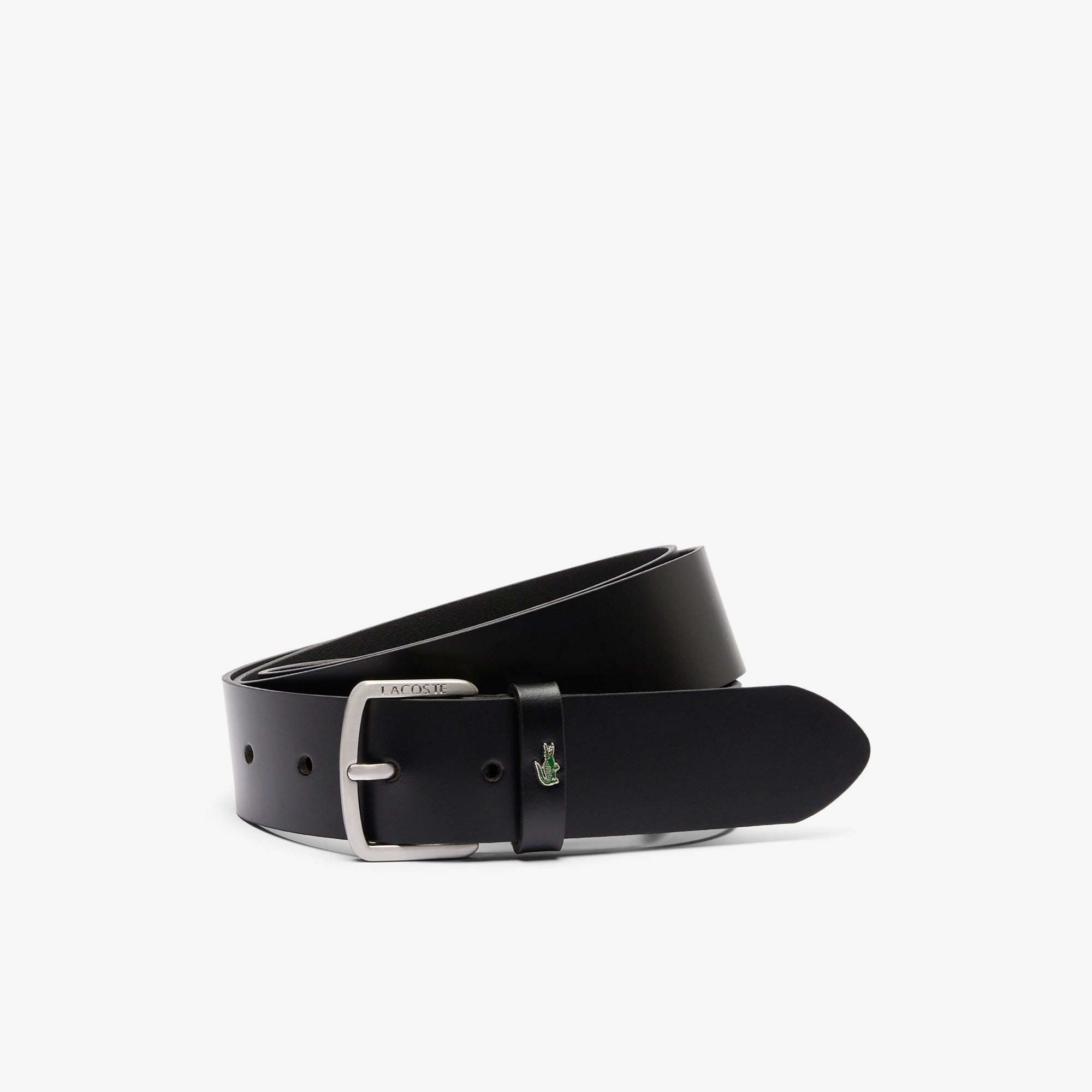 Lacoste Erkek Deri Siyah Kemer
