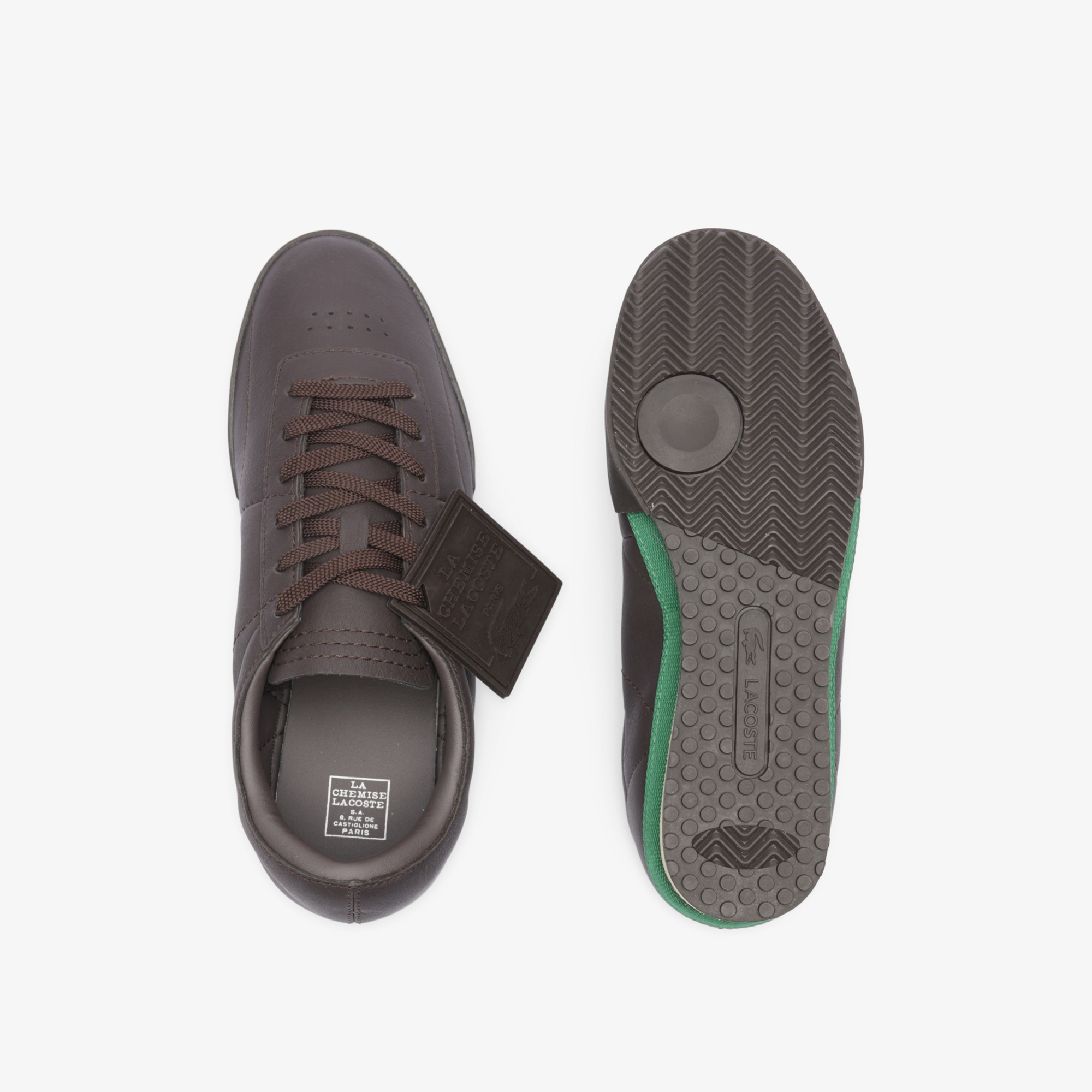 Lacoste SS25 RUNWAY Aura Erkek Kahverengi Sneaker