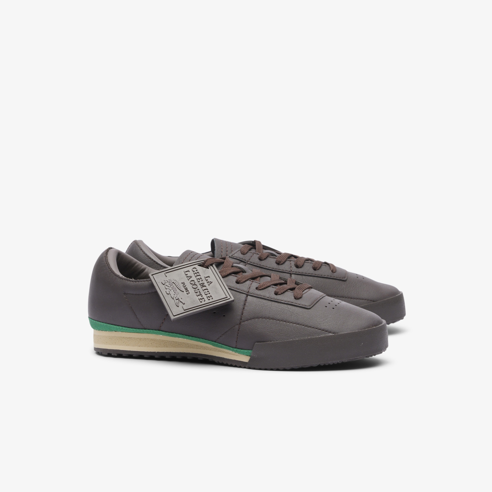 Lacoste SS25 RUNWAY Aura Erkek Kahverengi Sneaker