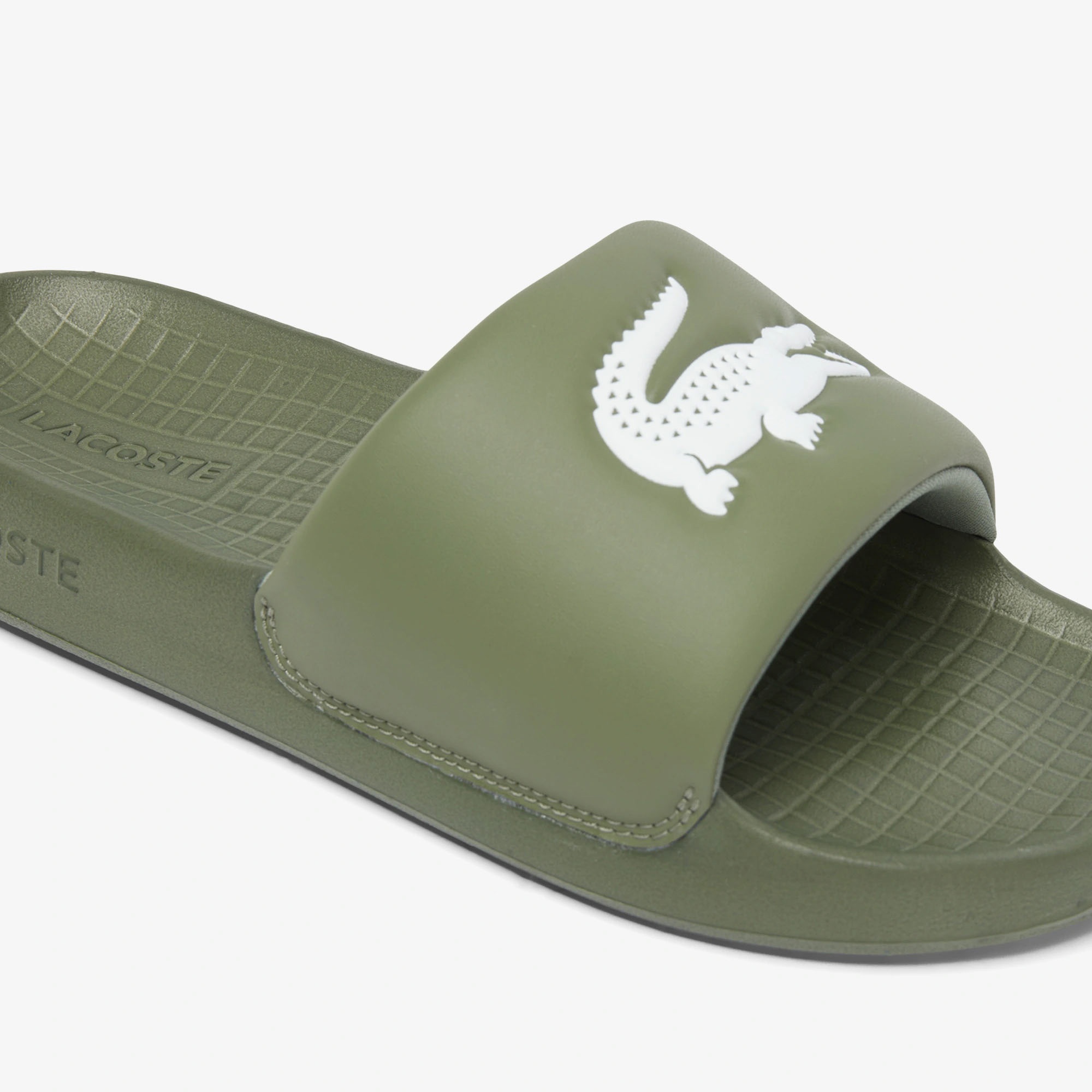 Lacoste Serve Slide 1.0 Erkek Haki Terlik