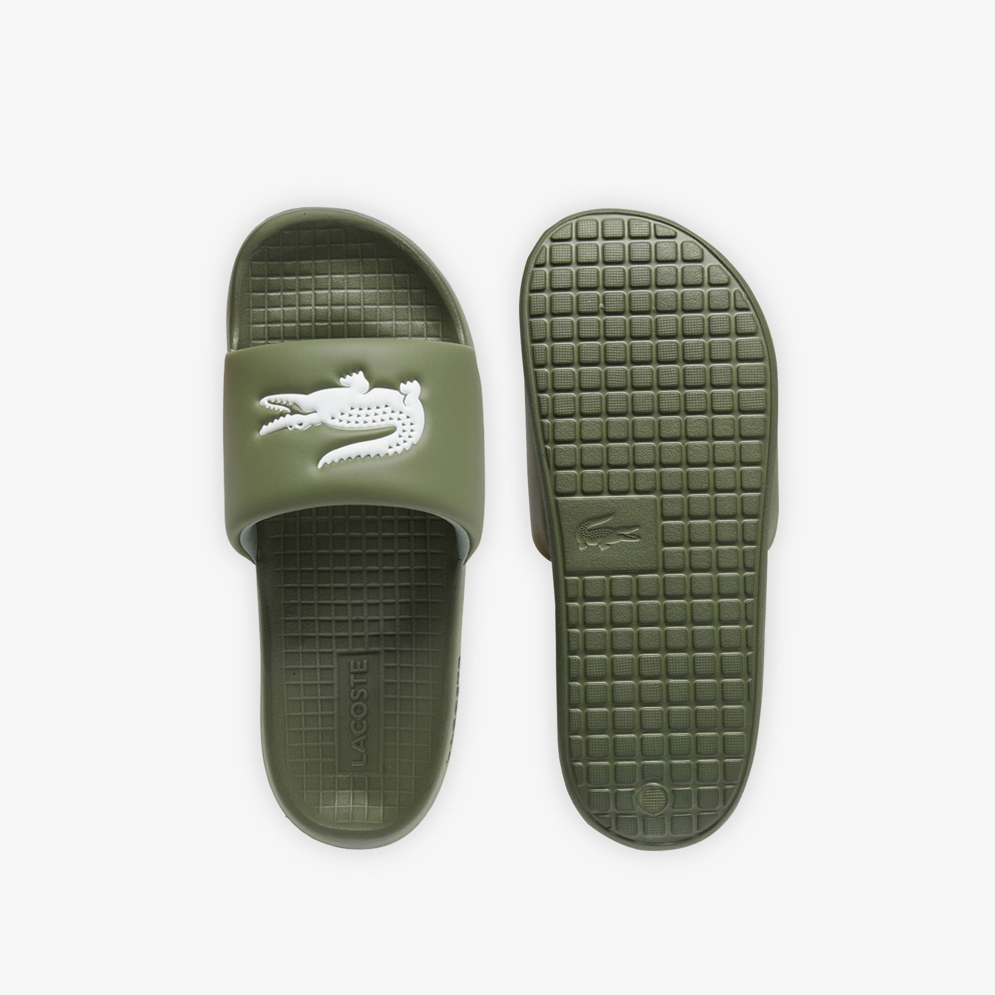Lacoste Serve Slide 1.0 Erkek Haki Terlik