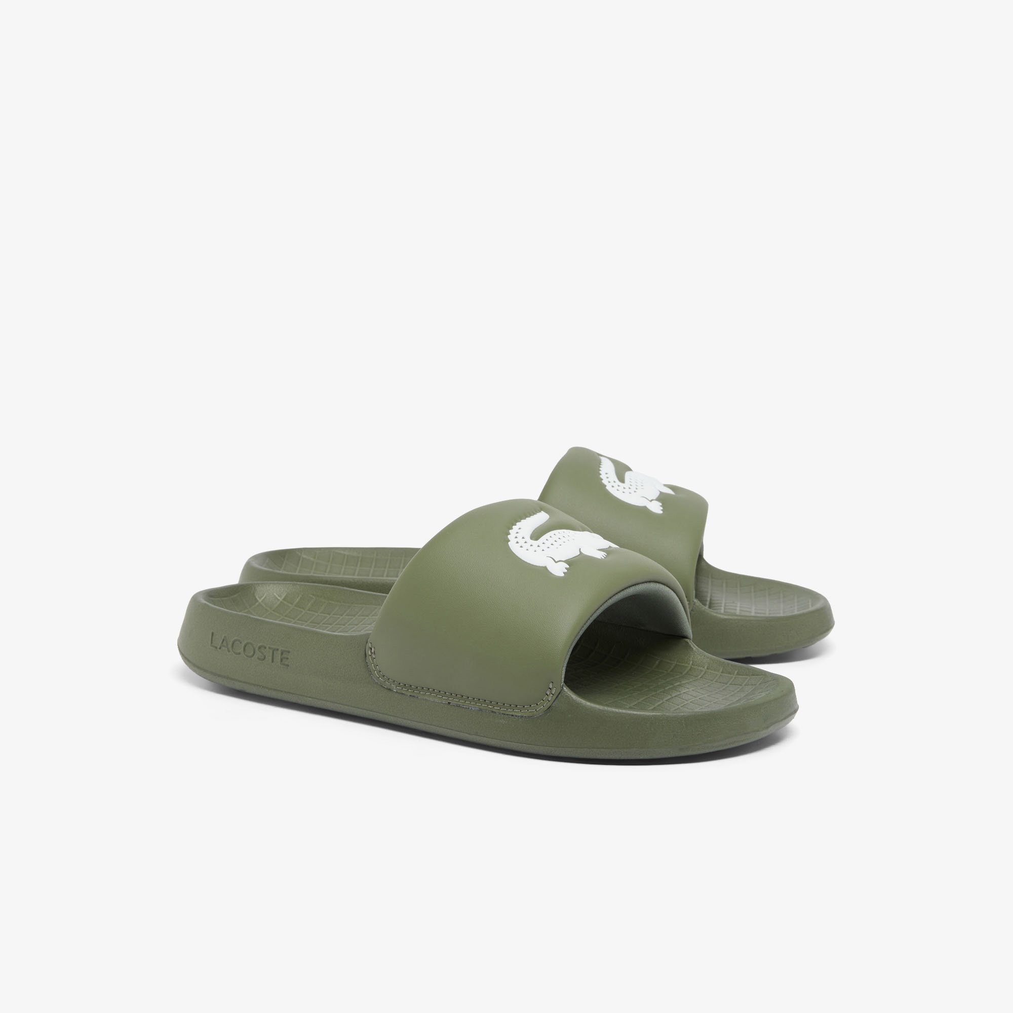 Lacoste Serve Slide 1.0 Erkek Haki Terlik