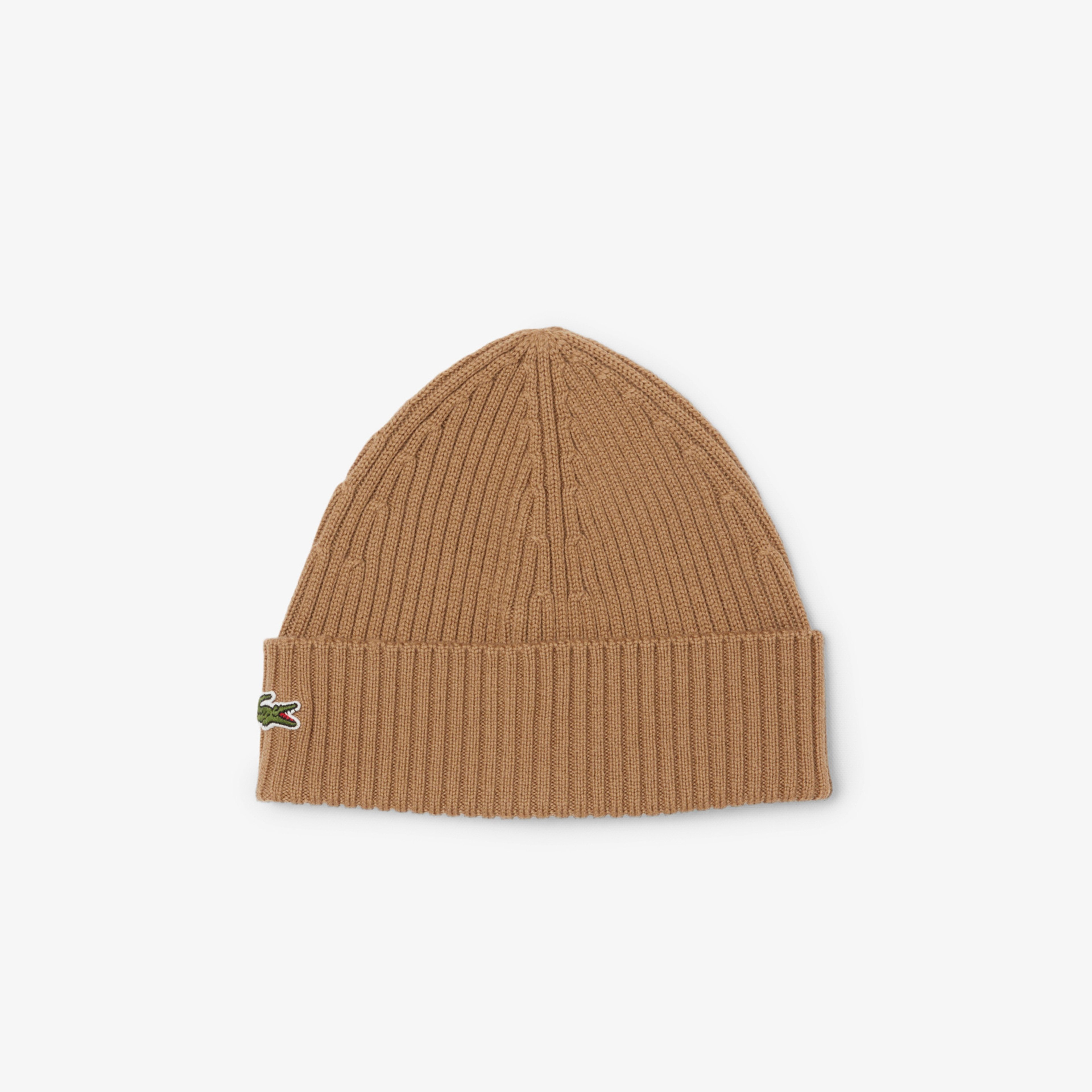 Unisex Yün Açık Kahverengi Bere