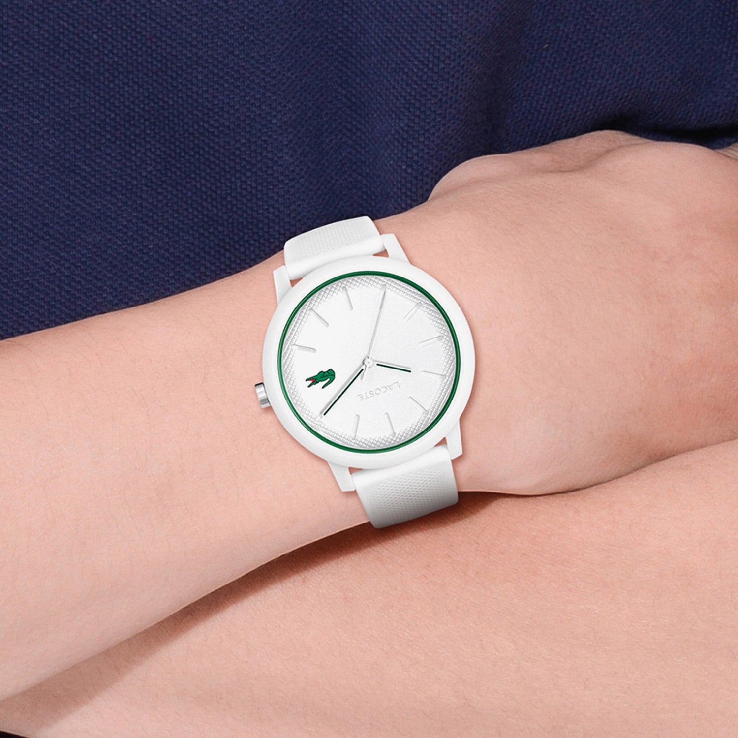 Lacoste L.12.12 Unisex Beyaz Saat görsel 4
