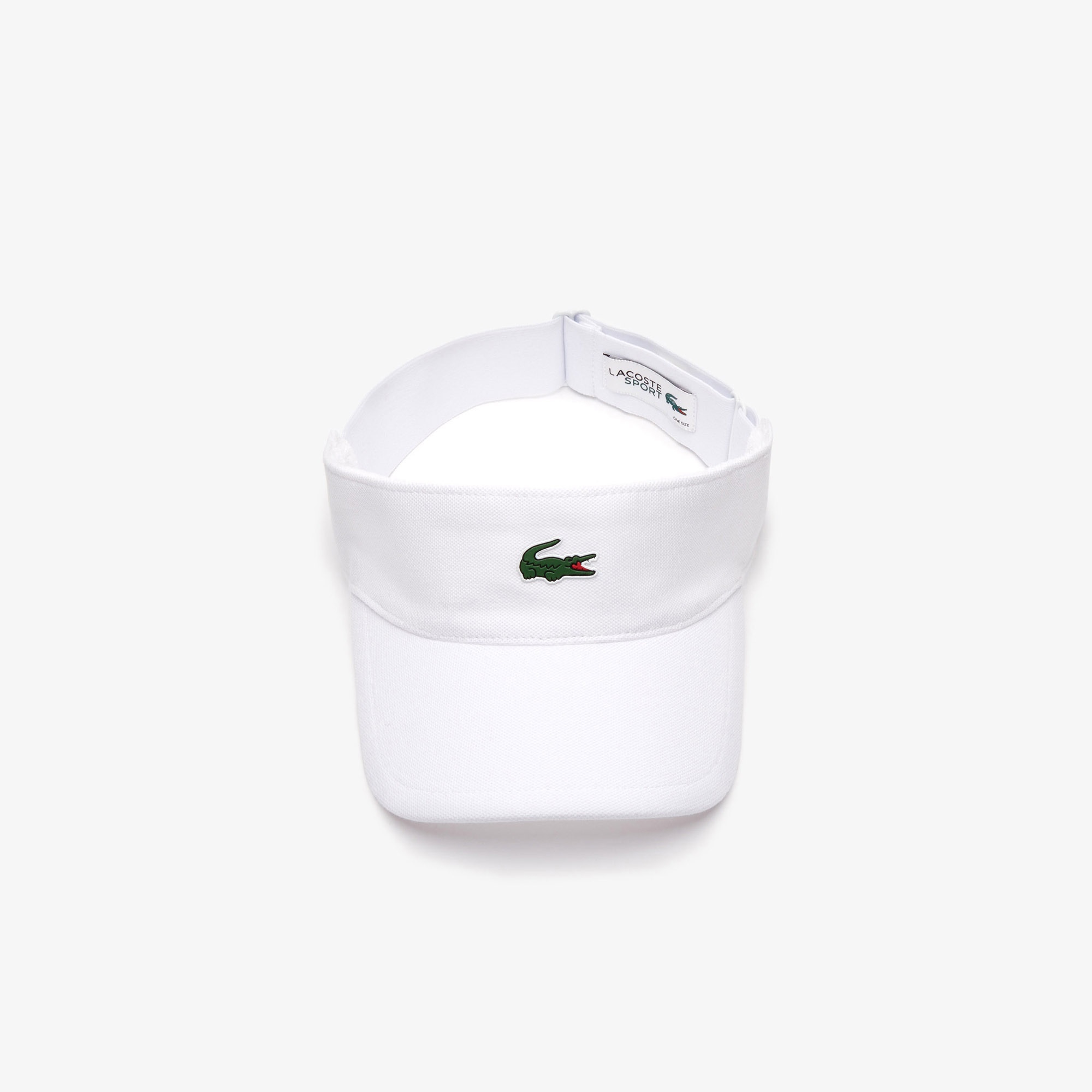 Lacoste Unisex Baskılı Beyaz Şapka