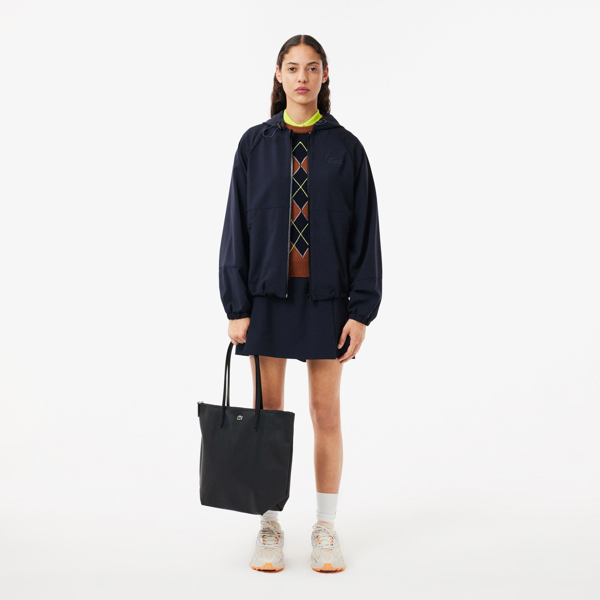 L.12.12 Kadın Siyah Omuz Çantası