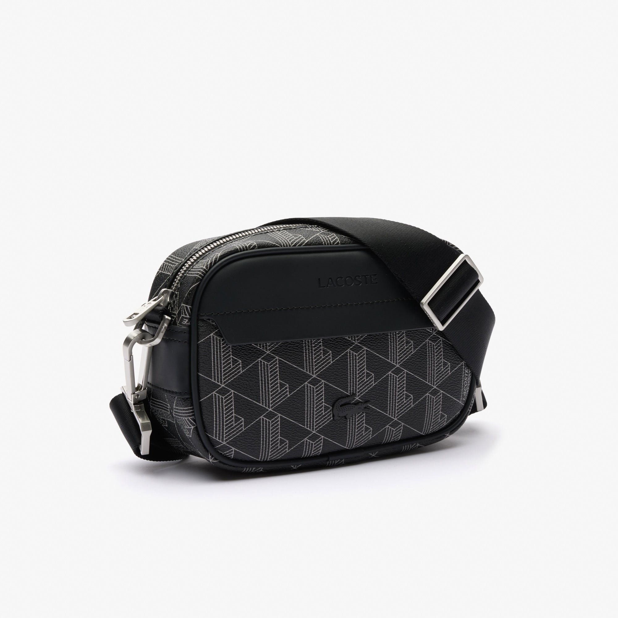 The Blend Erkek Monogram Siyah Postacı Çantası