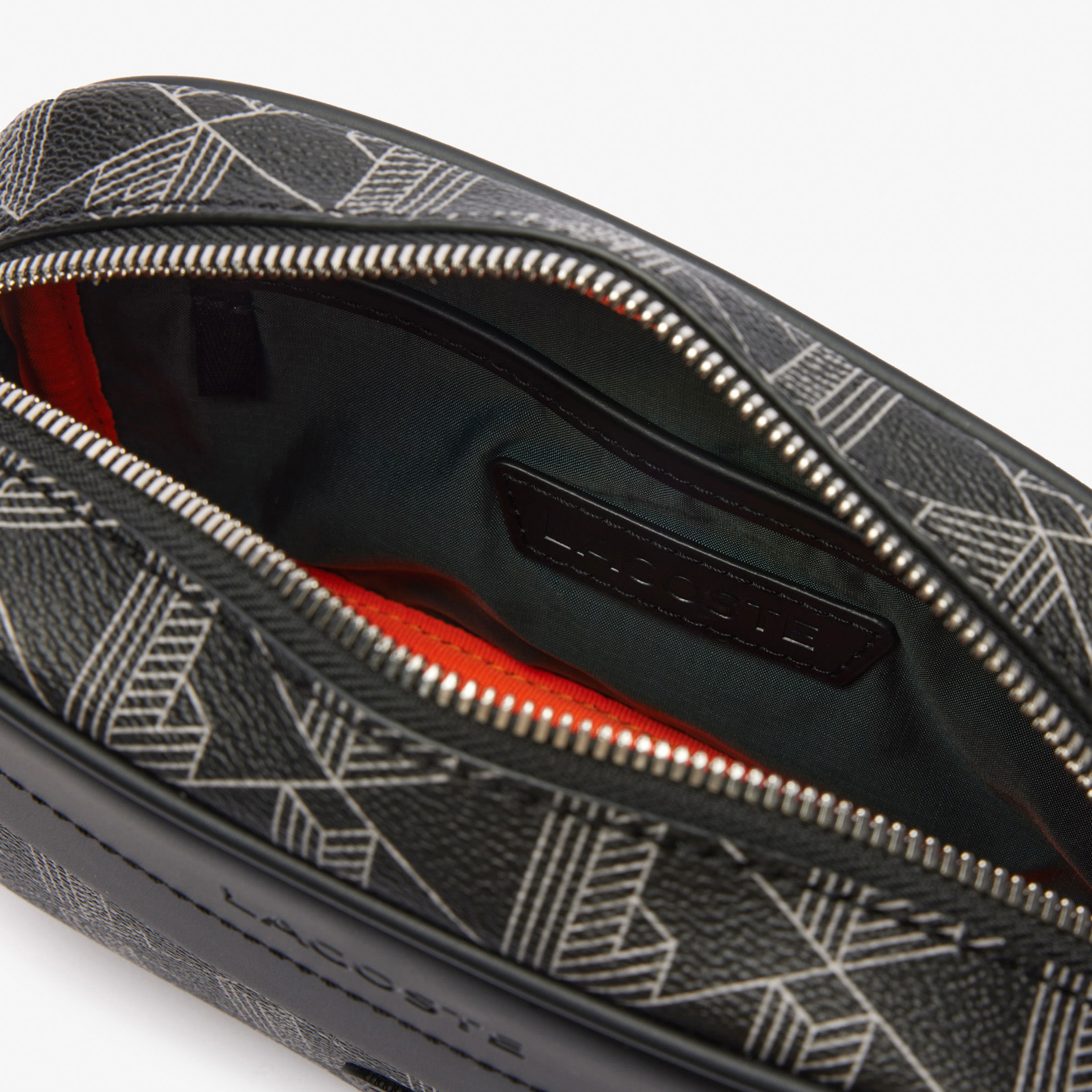 The Blend Erkek Monogram Siyah Postacı Çantası