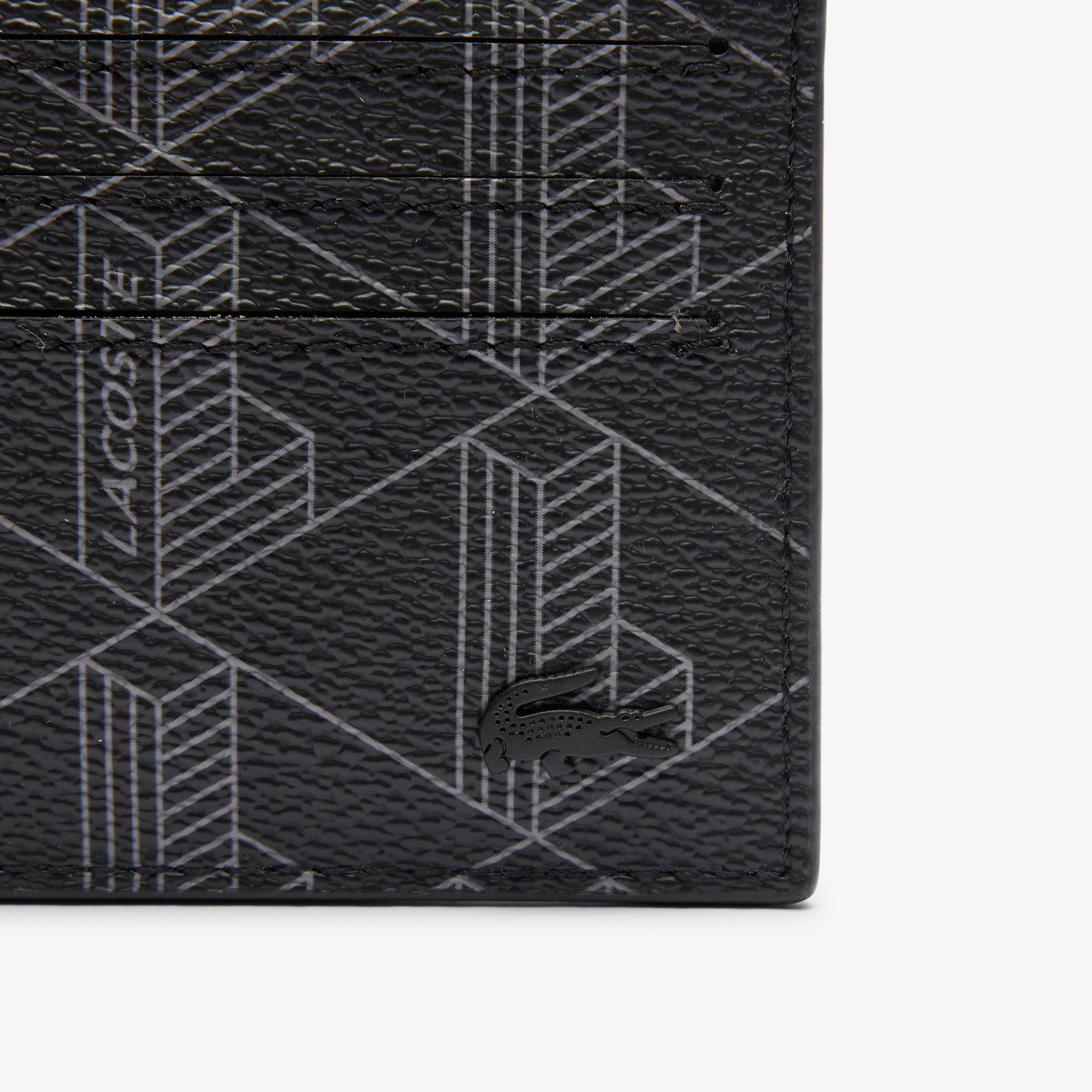 Lacoste The Blend Erkek Monogram Siyah Kartlık görsel 3