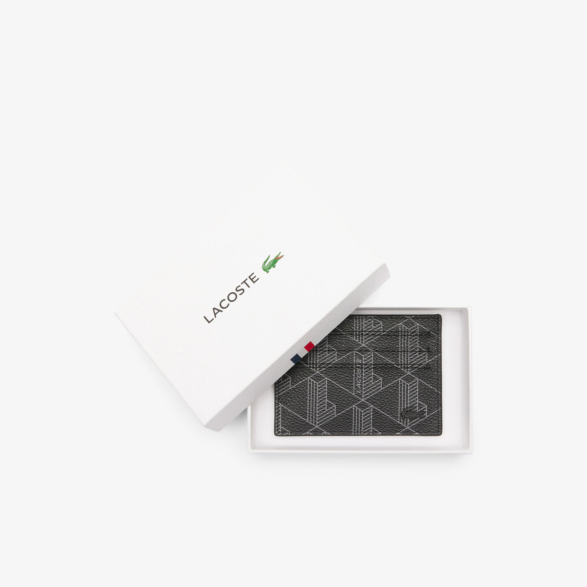 Lacoste The Blend Erkek Monogram Siyah Kartlık görsel 5