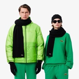 Unisex Yün Siyah Atkı Siyah