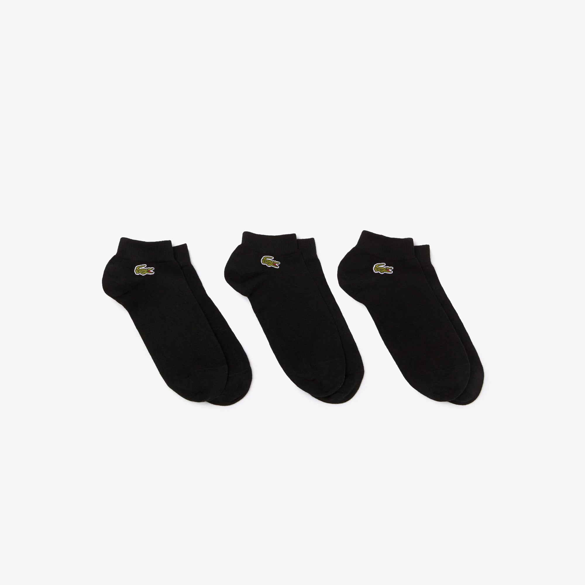 Lacoste Unisex 3'lü Siyah Çorap