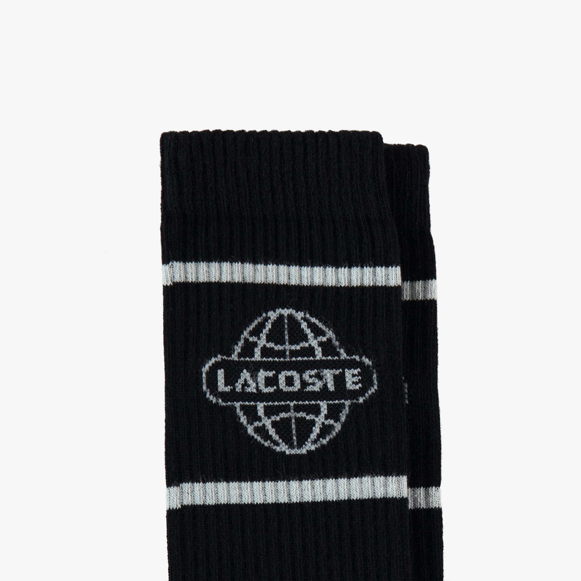 Lacoste Erkek Baskılı Siyah Çorap görsel 2