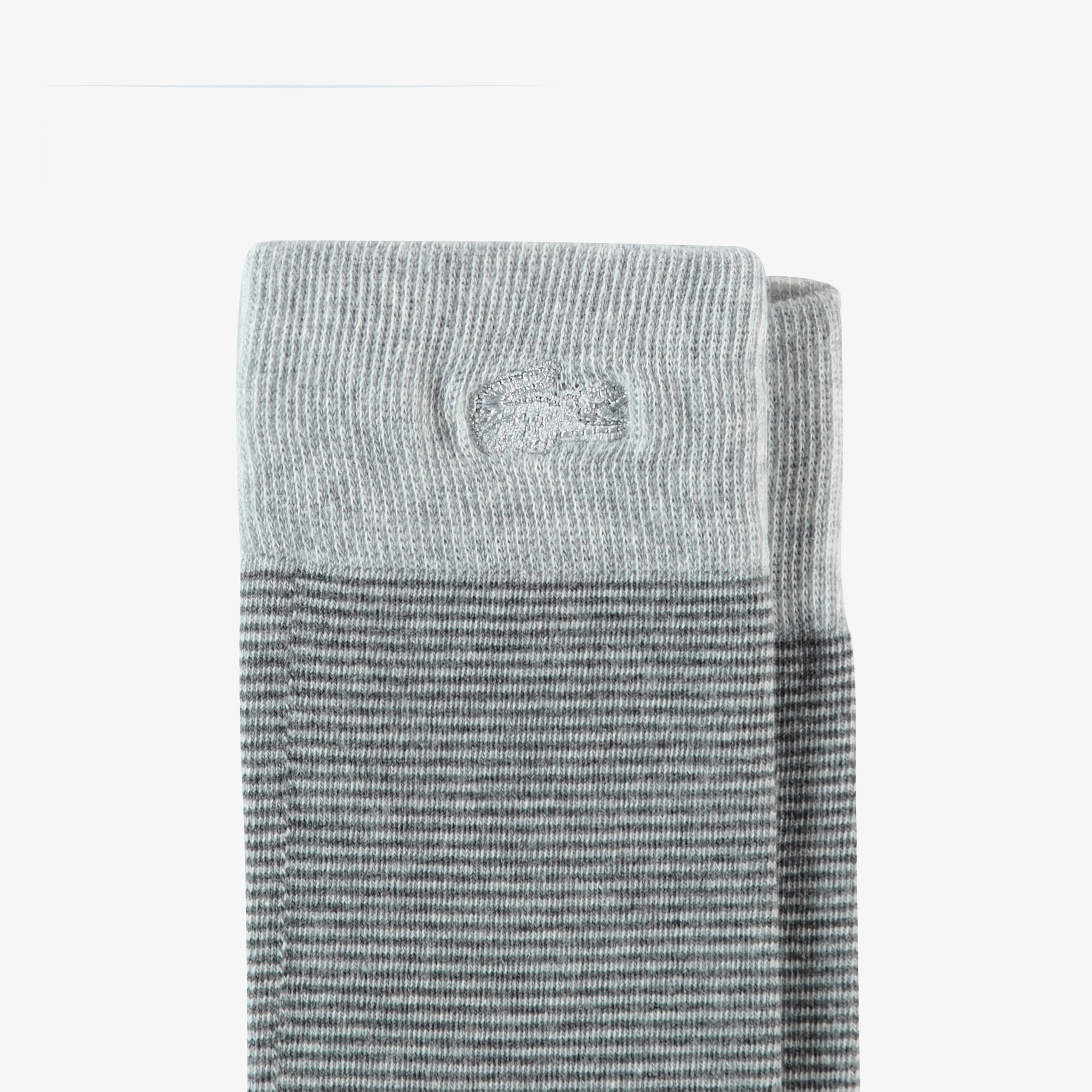 Erkek Çizgili Gri Çorap