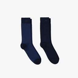 Erkek Çizgili Lacivert Çorap Lacivert