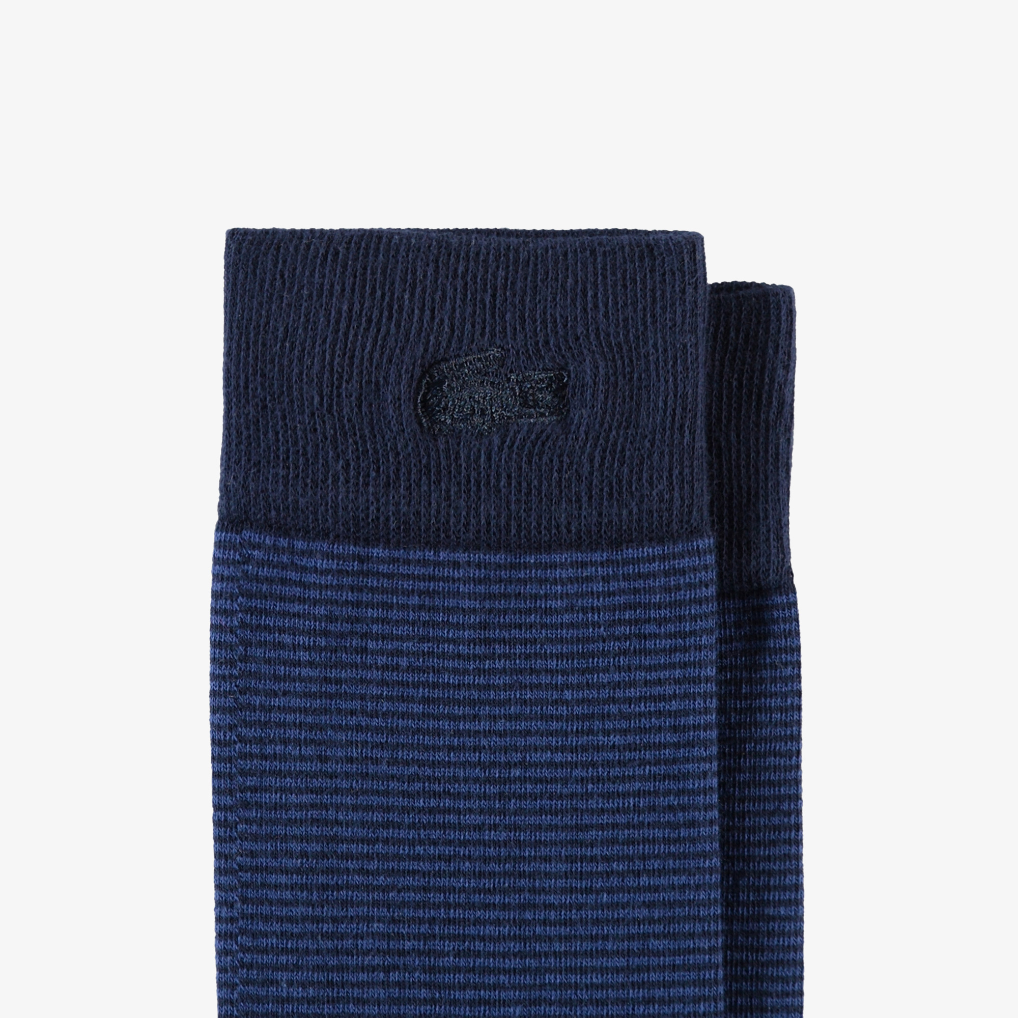 Lacoste Erkek Çizgili Lacivert Çorap görsel 2