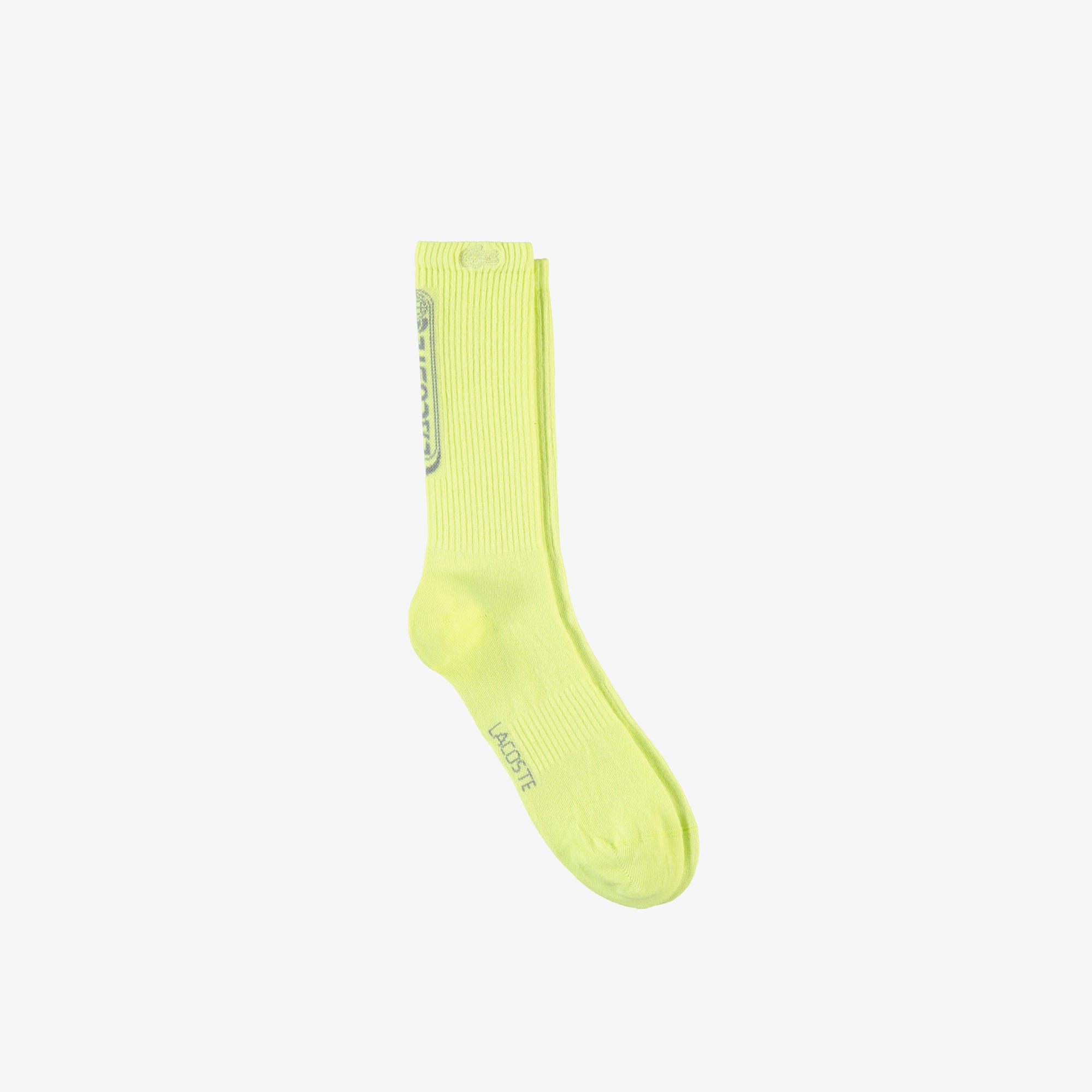 Lacoste Erkek Baskılı Sarı Çorap