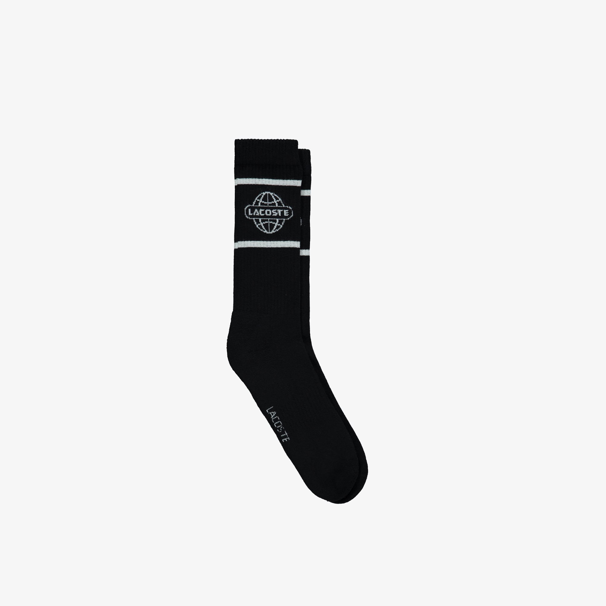 Lacoste Erkek Baskılı Siyah Çorap