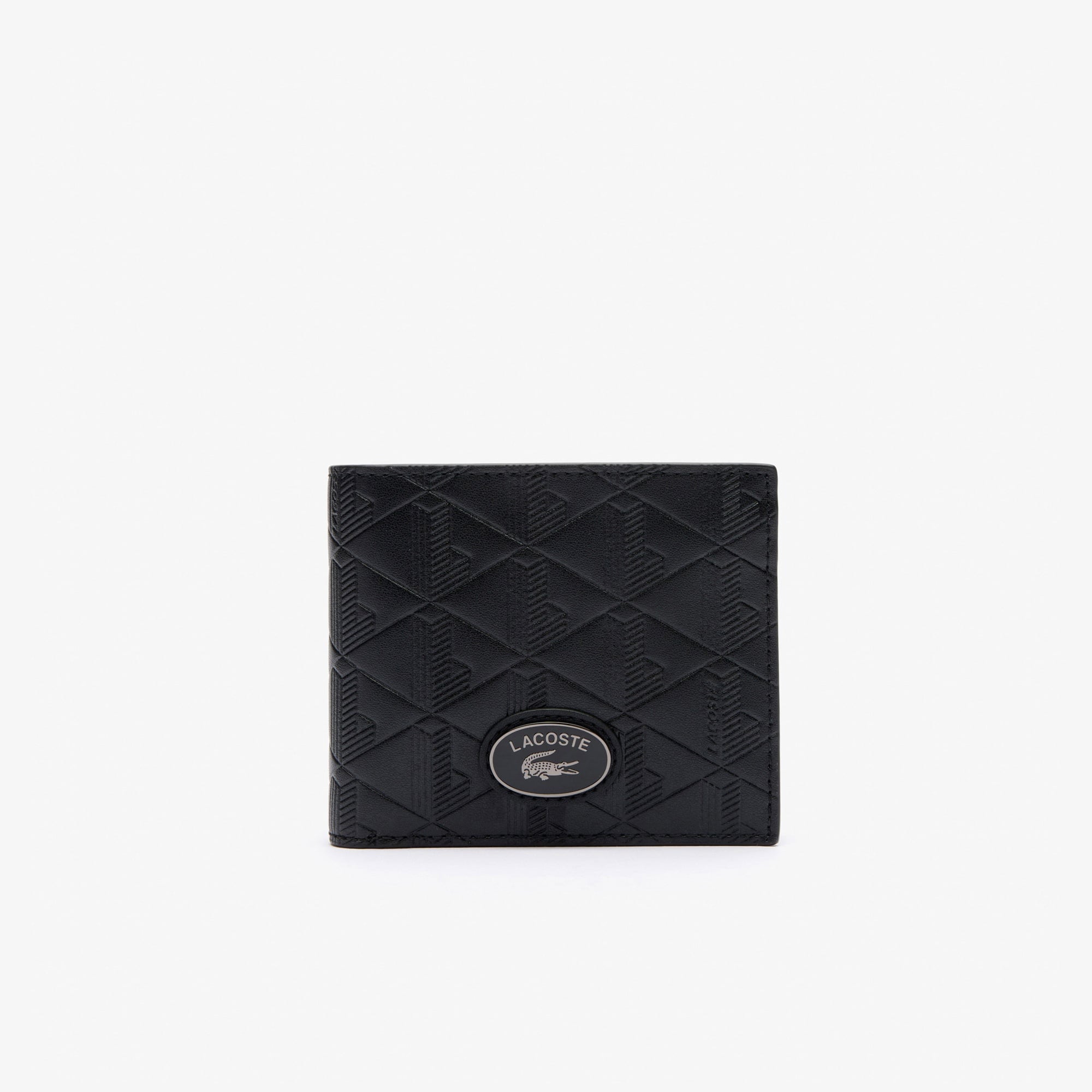 Erkek Monogram Deri Siyah Cüzdan