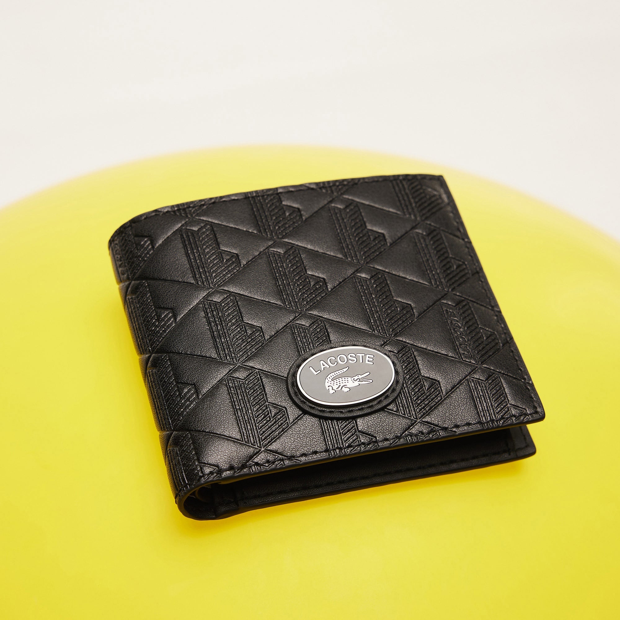 Erkek Monogram Deri Siyah Cüzdan