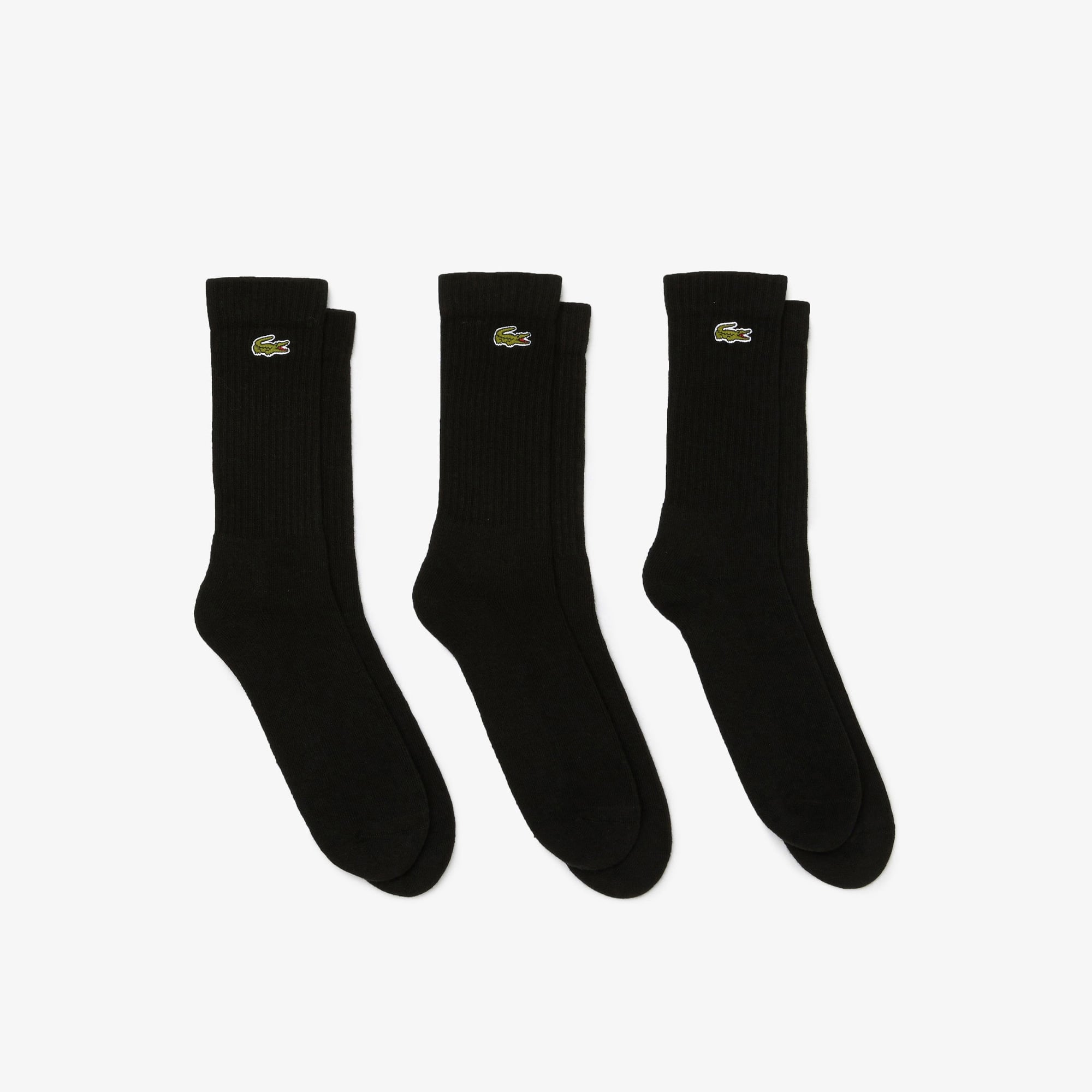 Lacoste Erkek 3'lü Siyah Çorap