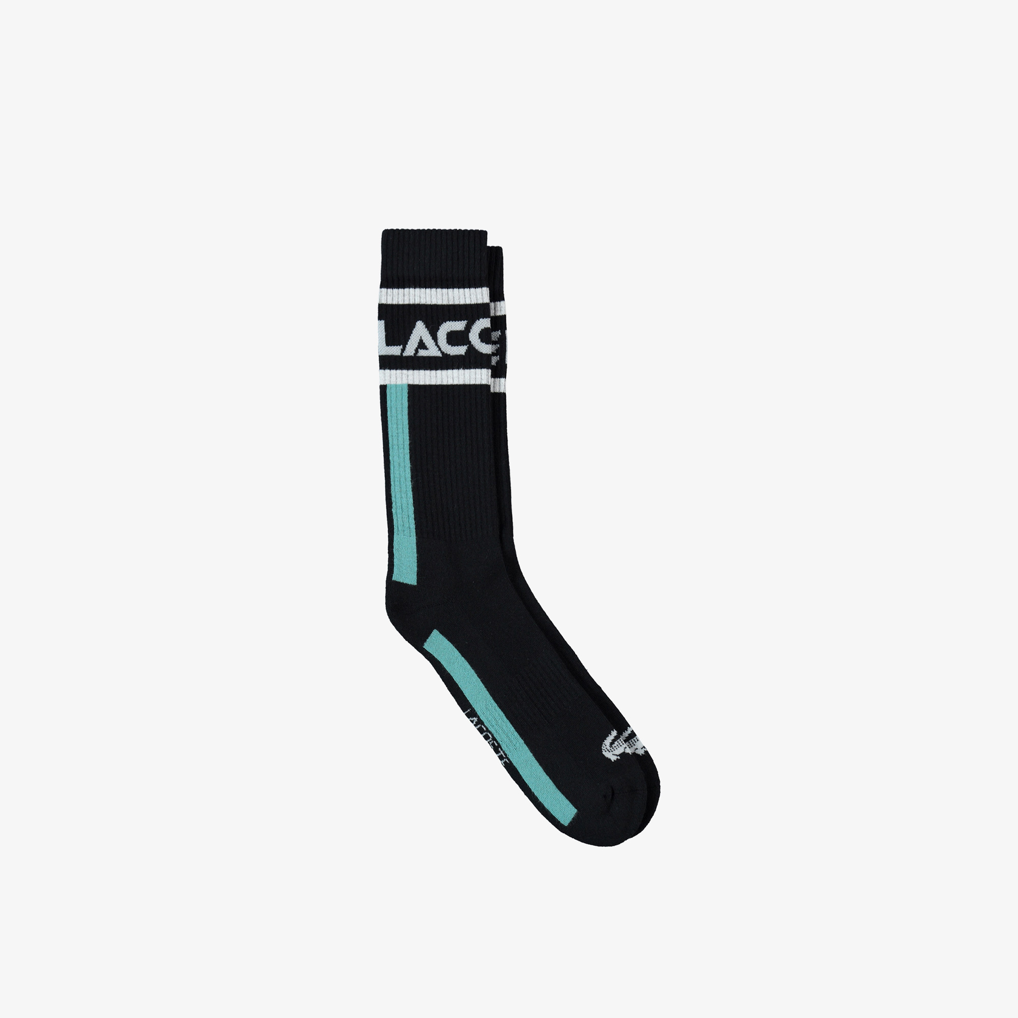 Lacoste Erkek Baskılı Siyah Çorap