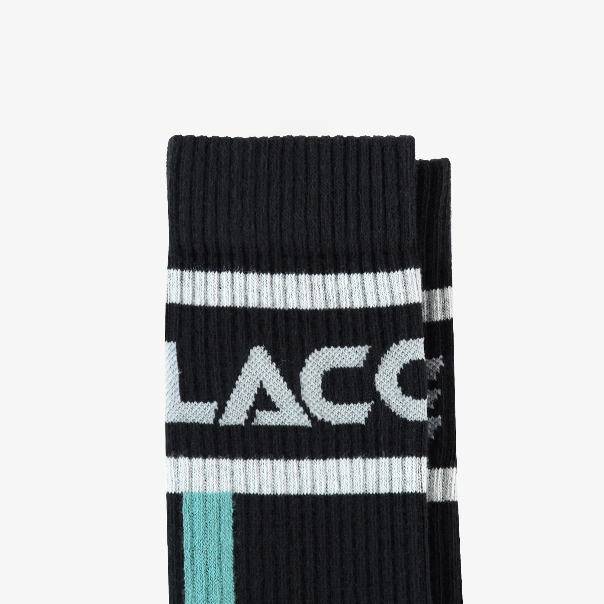 Lacoste Erkek Baskılı Siyah Çorap görsel 2