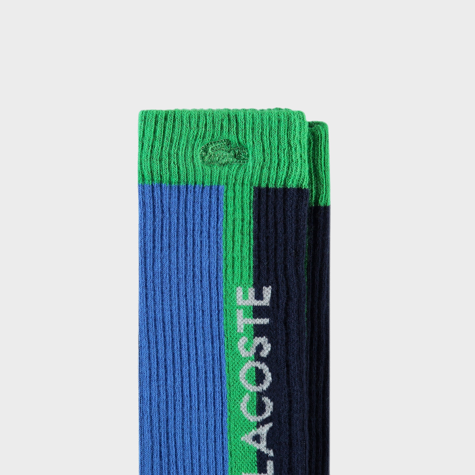 Lacoste Erkek Renk Bloklu Renkli Çorap görsel 2