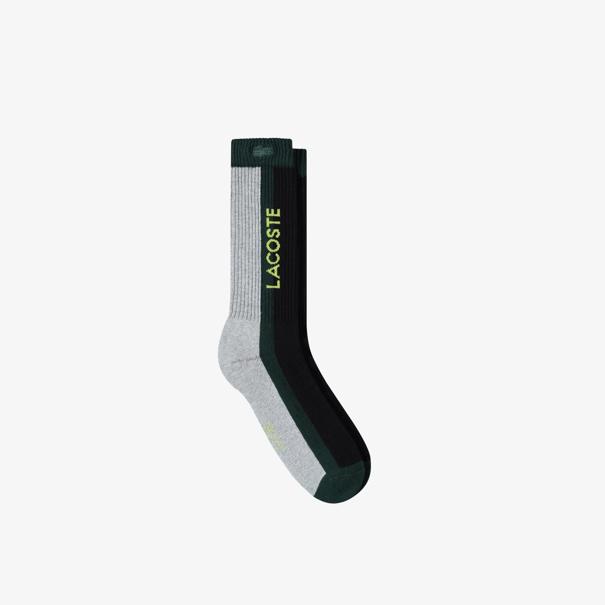 Lacoste Erkek Renk Bloklu Siyah Çorap