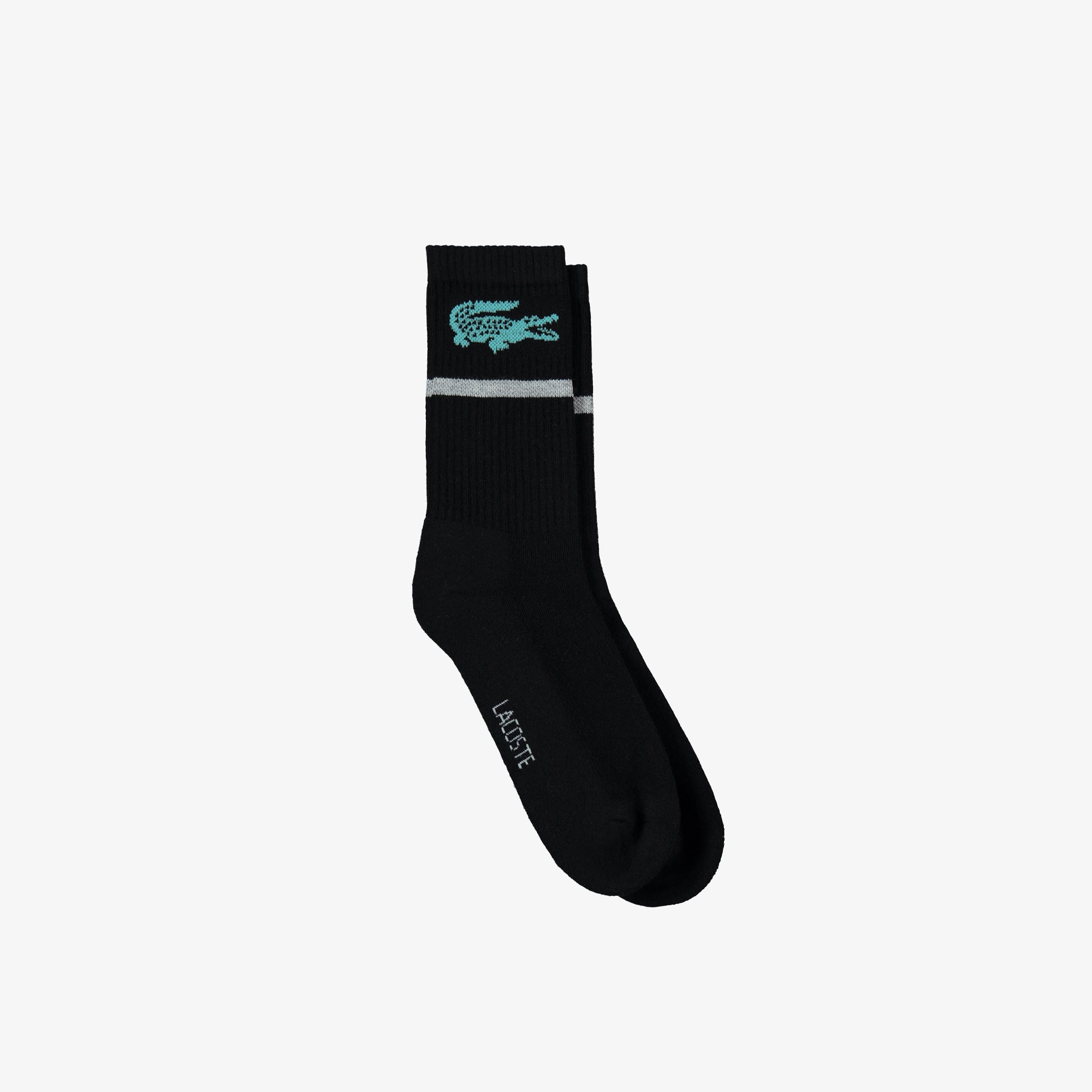Lacoste Kadın Baskılı Siyah Çorap