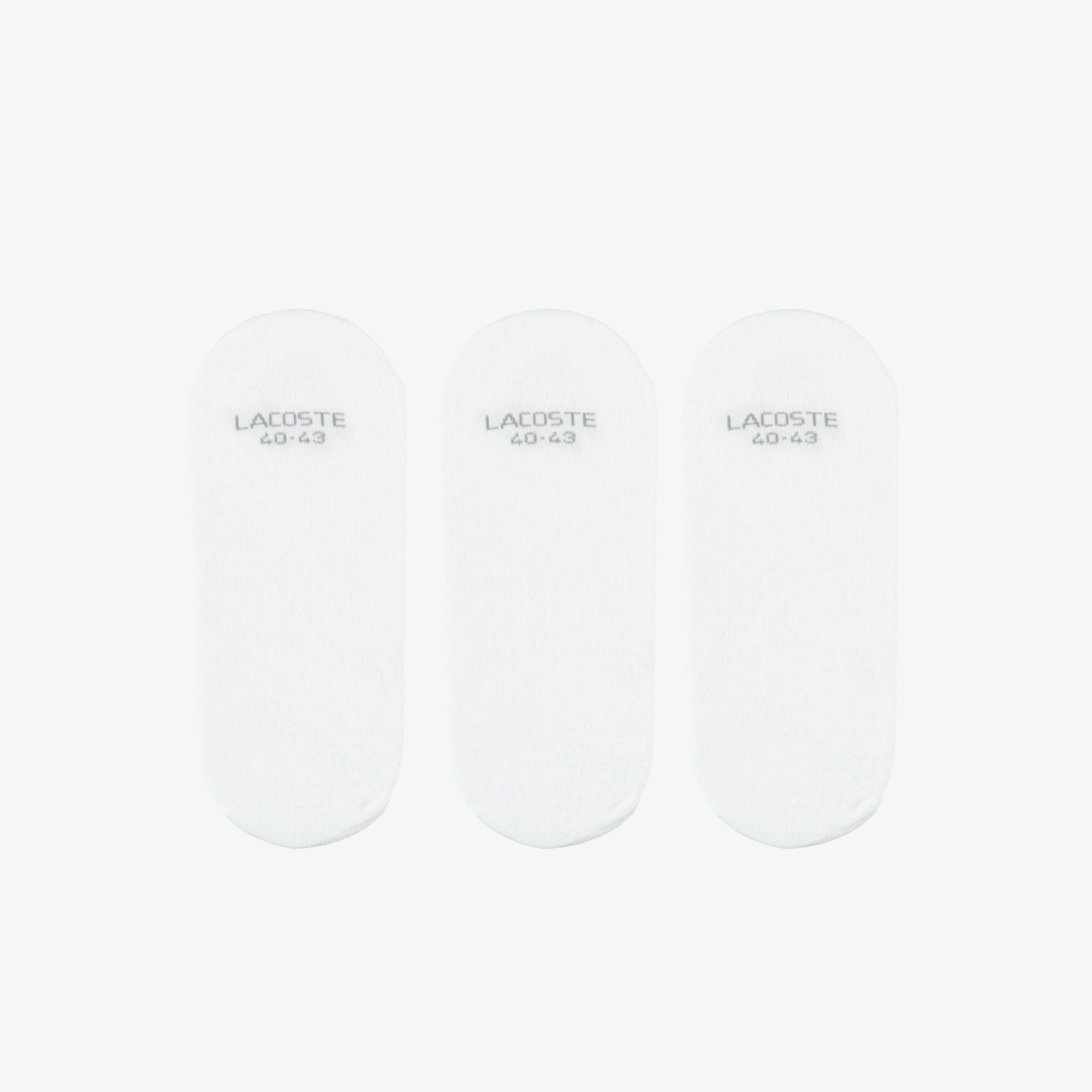 Unisex 3'lü Beyaz Çorap