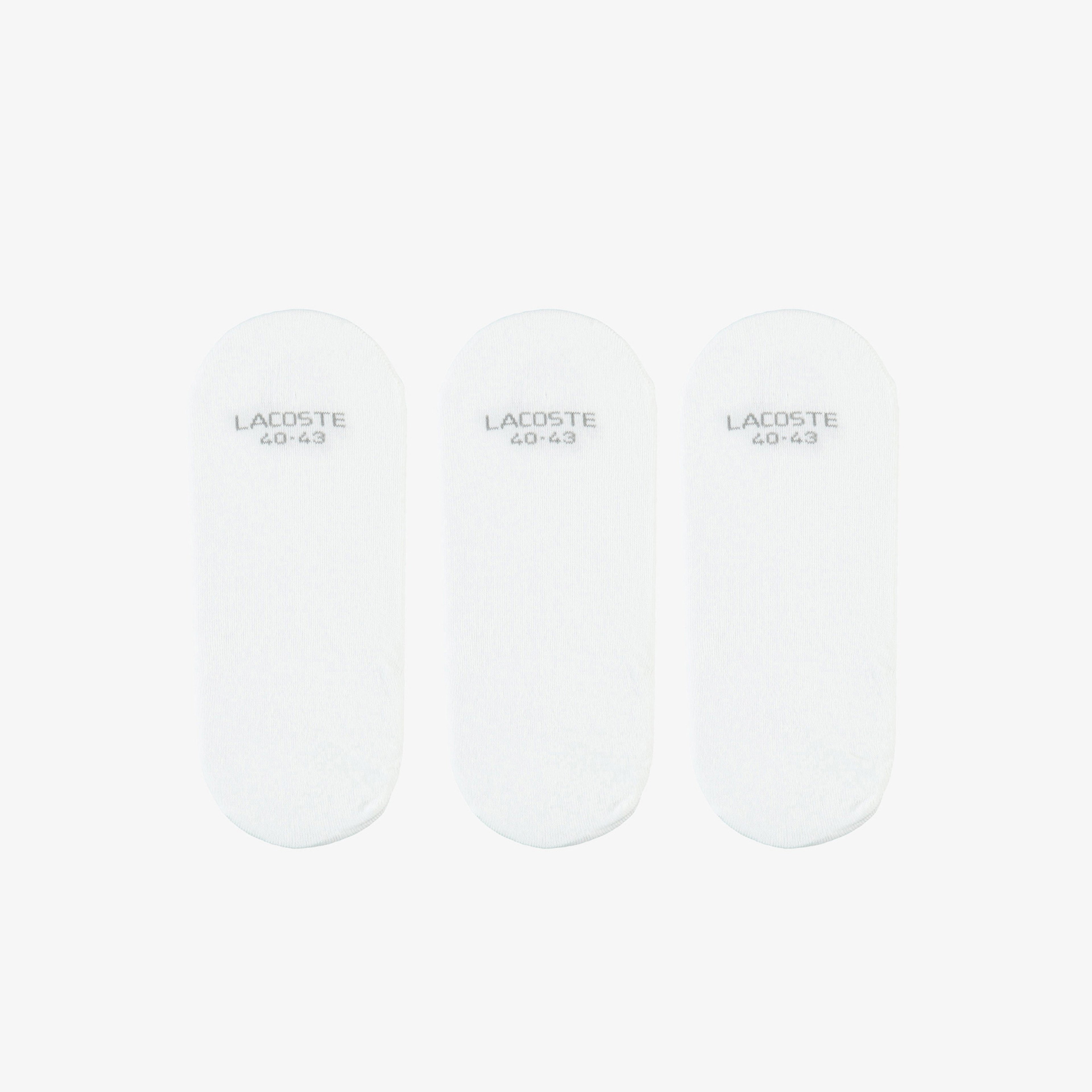 Unisex 3'lü Beyaz Çorap